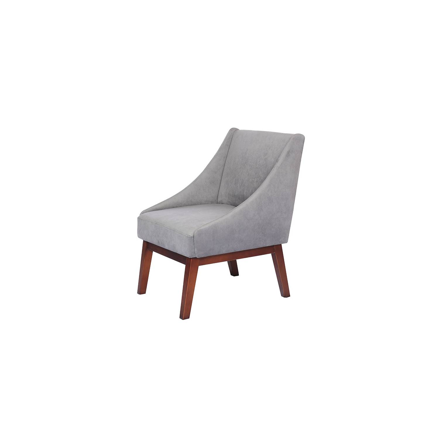 SITIAL LATAM HOME BERLIN 1 CUERPO GRIS TELA VELVET - 3