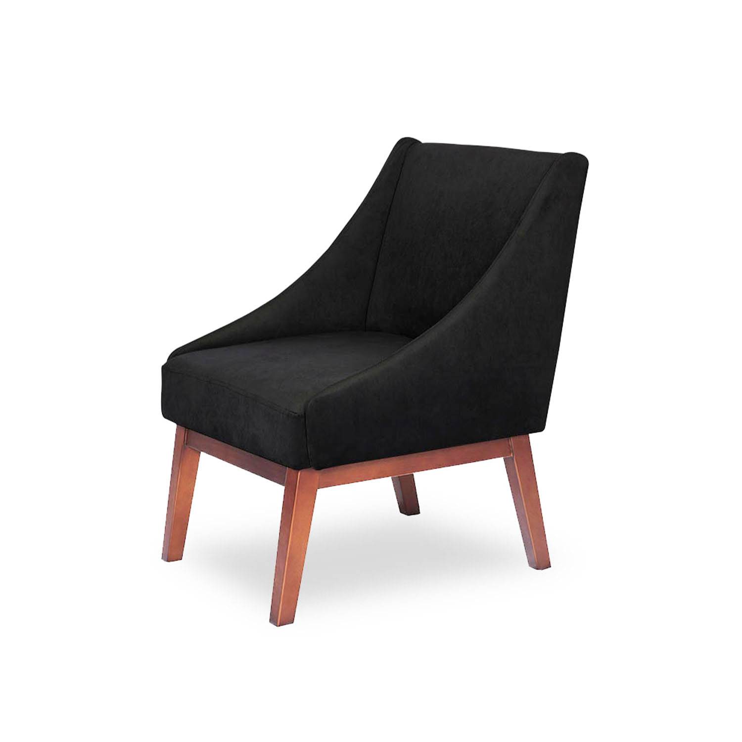 SITIAL LATAM HOME BERLIN 1 CUERPO NEGRO TELA VELVET - 2