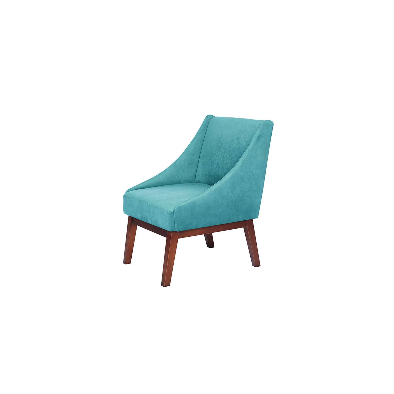 SITIAL LATAM HOME BERLIN 1 CUERPO TURQUESA TELA VELVET - 2