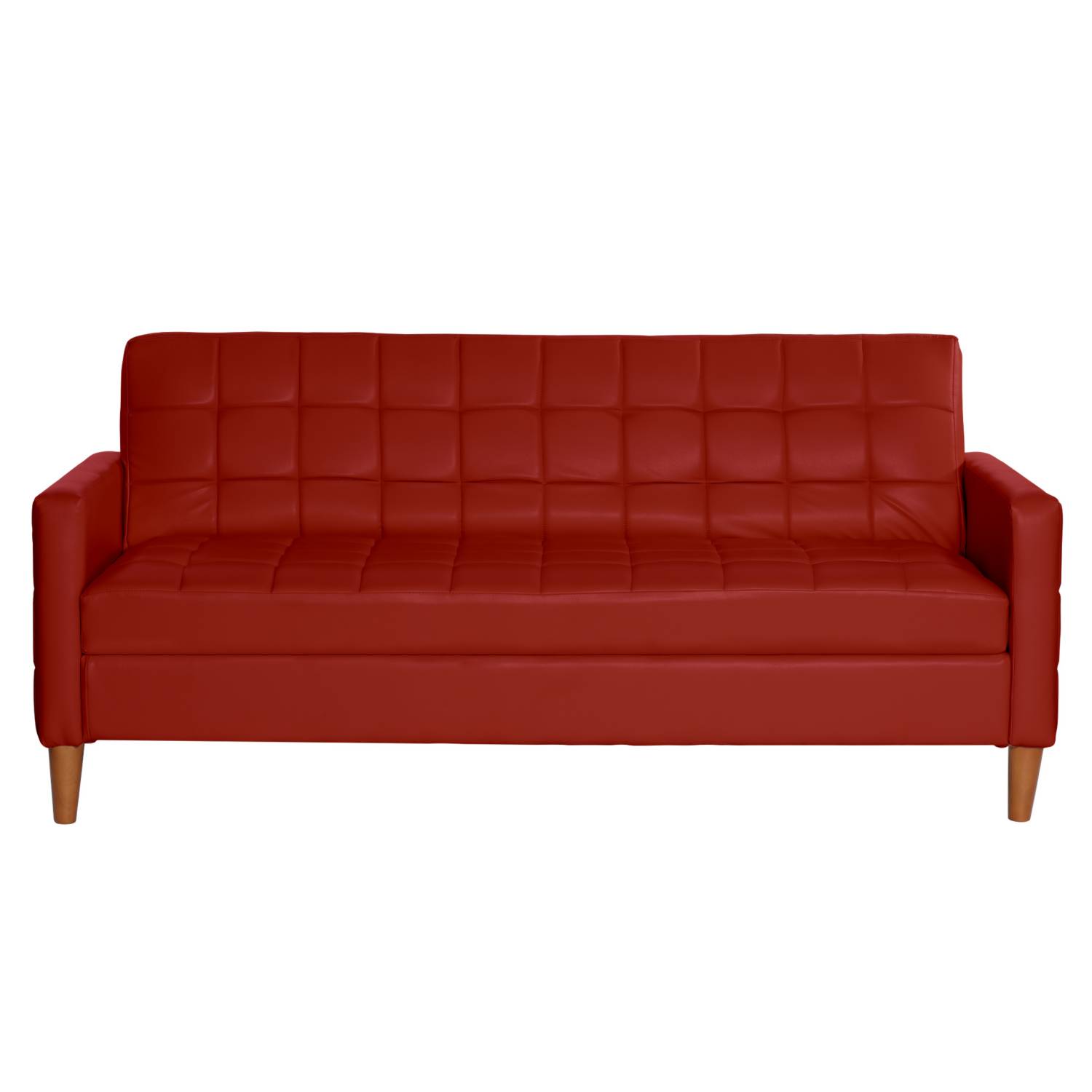 FUTON LATAM HOME GENOVA 3 CUERPOS ROJO PU - 1