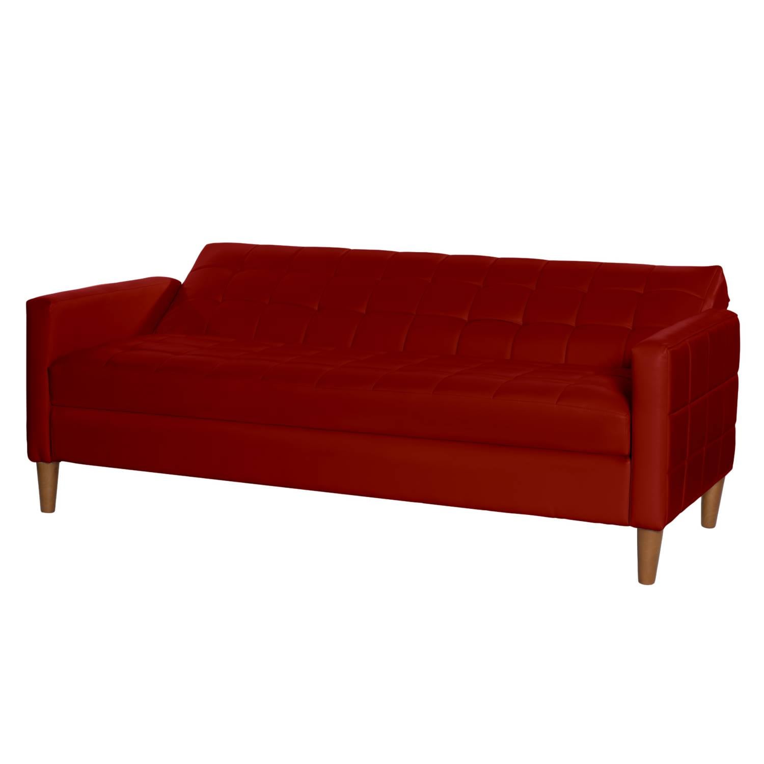 FUTON LATAM HOME GENOVA 3 CUERPOS ROJO PU - 3