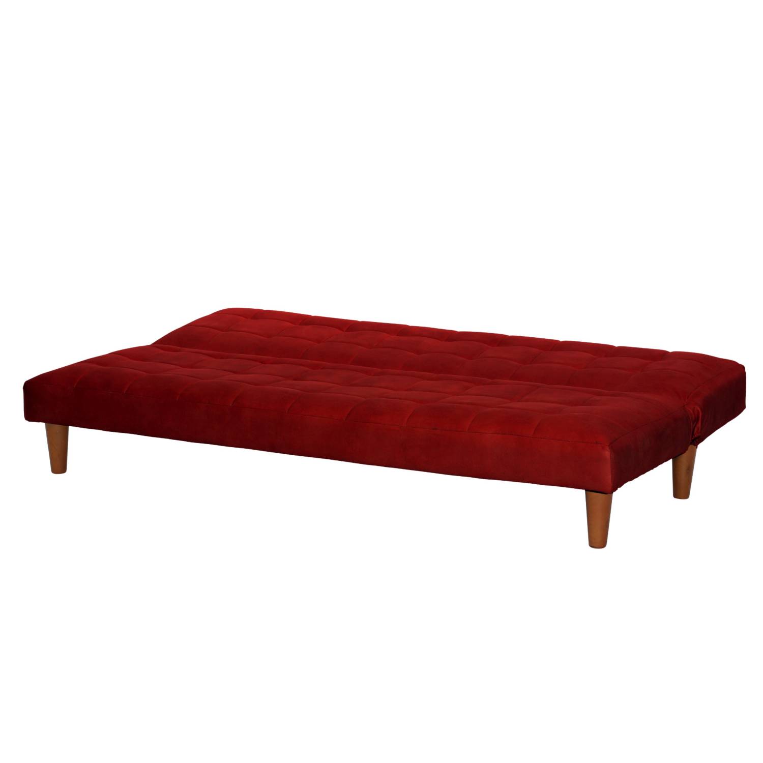 FUTON LATAM HOME TURIN 3 CUERPOS CUERO KENTUCKY ROJO - 4
