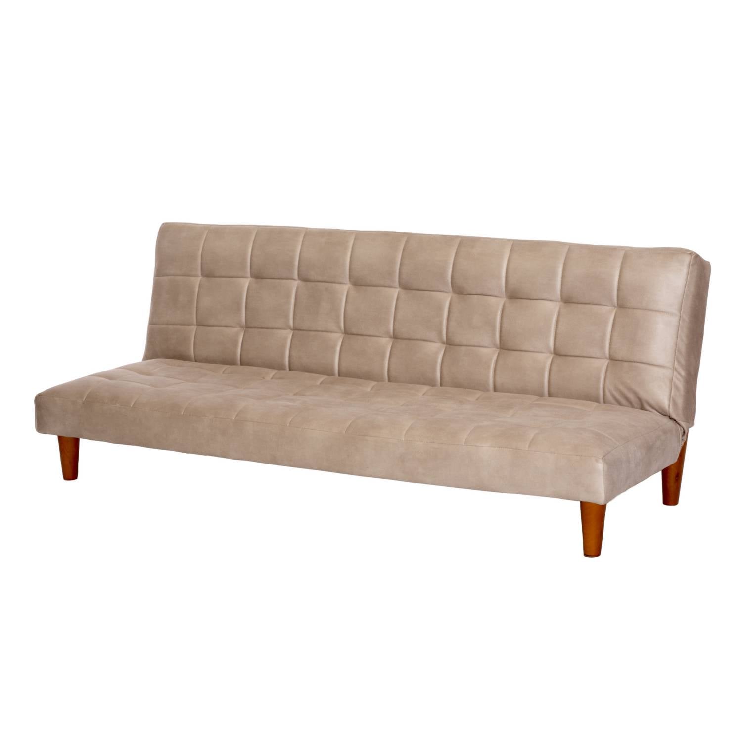 FUTON LATAM HOME TURIN 3 CUERPOS CUERO KENTUCKY BEIGE - 2