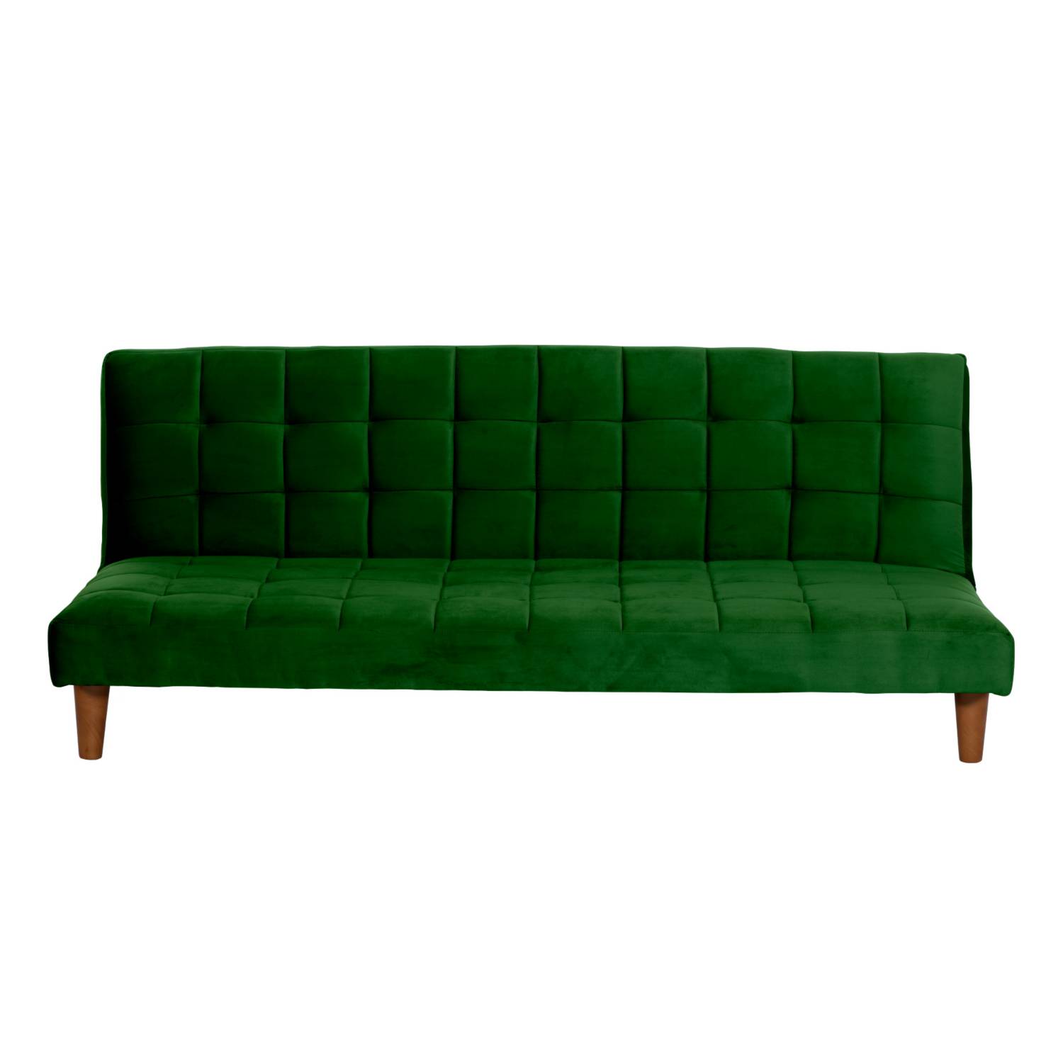 FUTON LATAM HOME TURIN 3 CUERPOS VERDE TELA VELVET - 1
