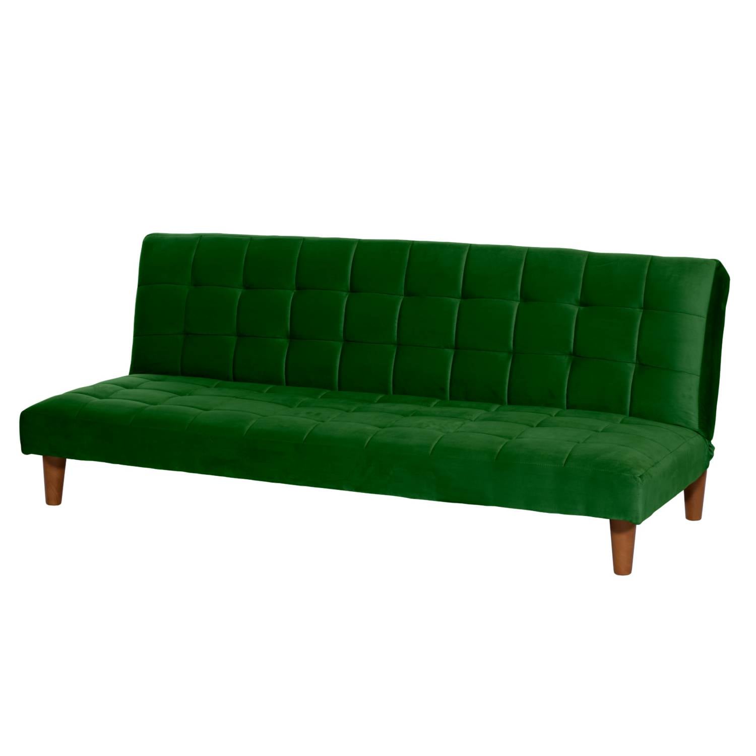 FUTON LATAM HOME TURIN 3 CUERPOS VERDE TELA VELVET - 2