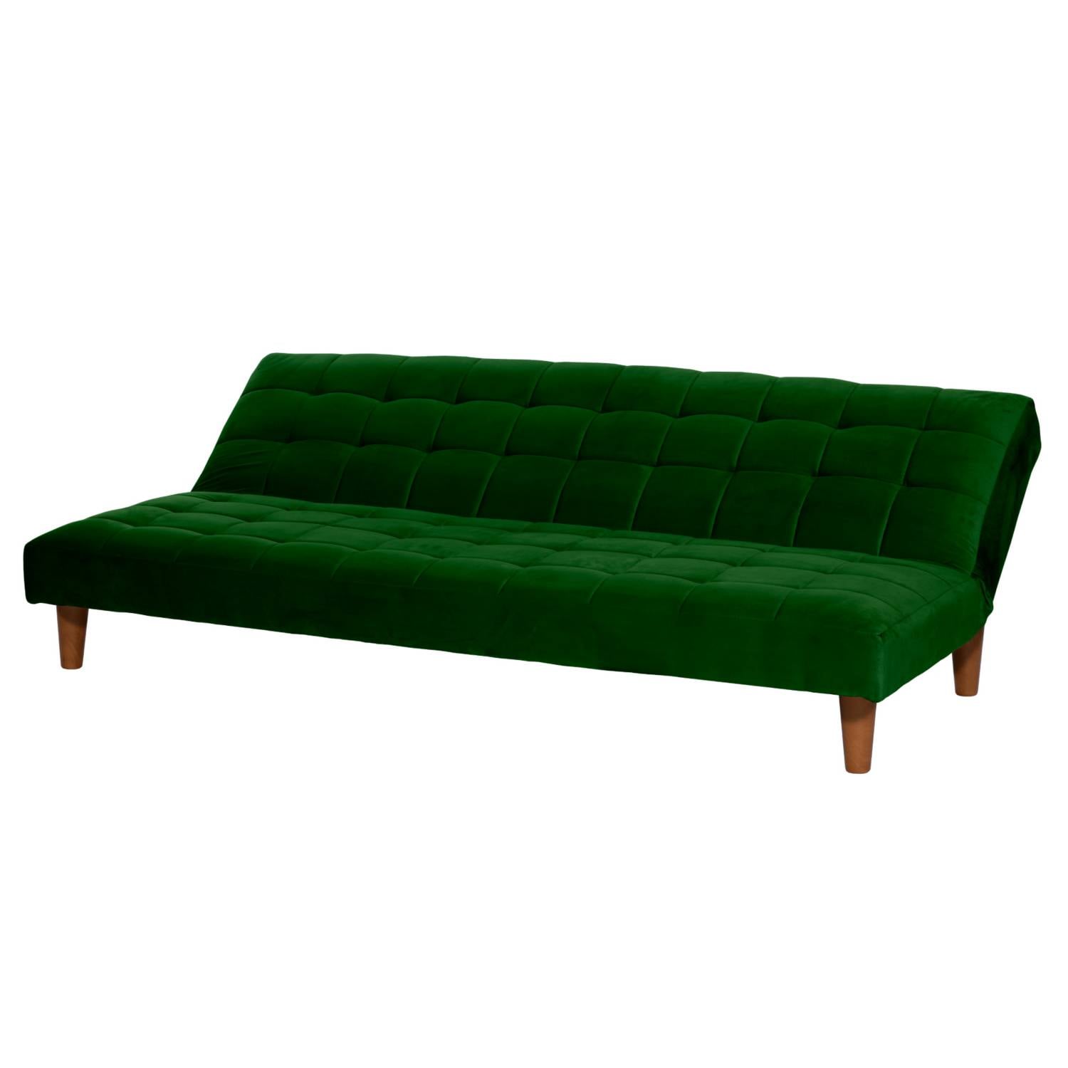 FUTON LATAM HOME TURIN 3 CUERPOS VERDE TELA VELVET - 3