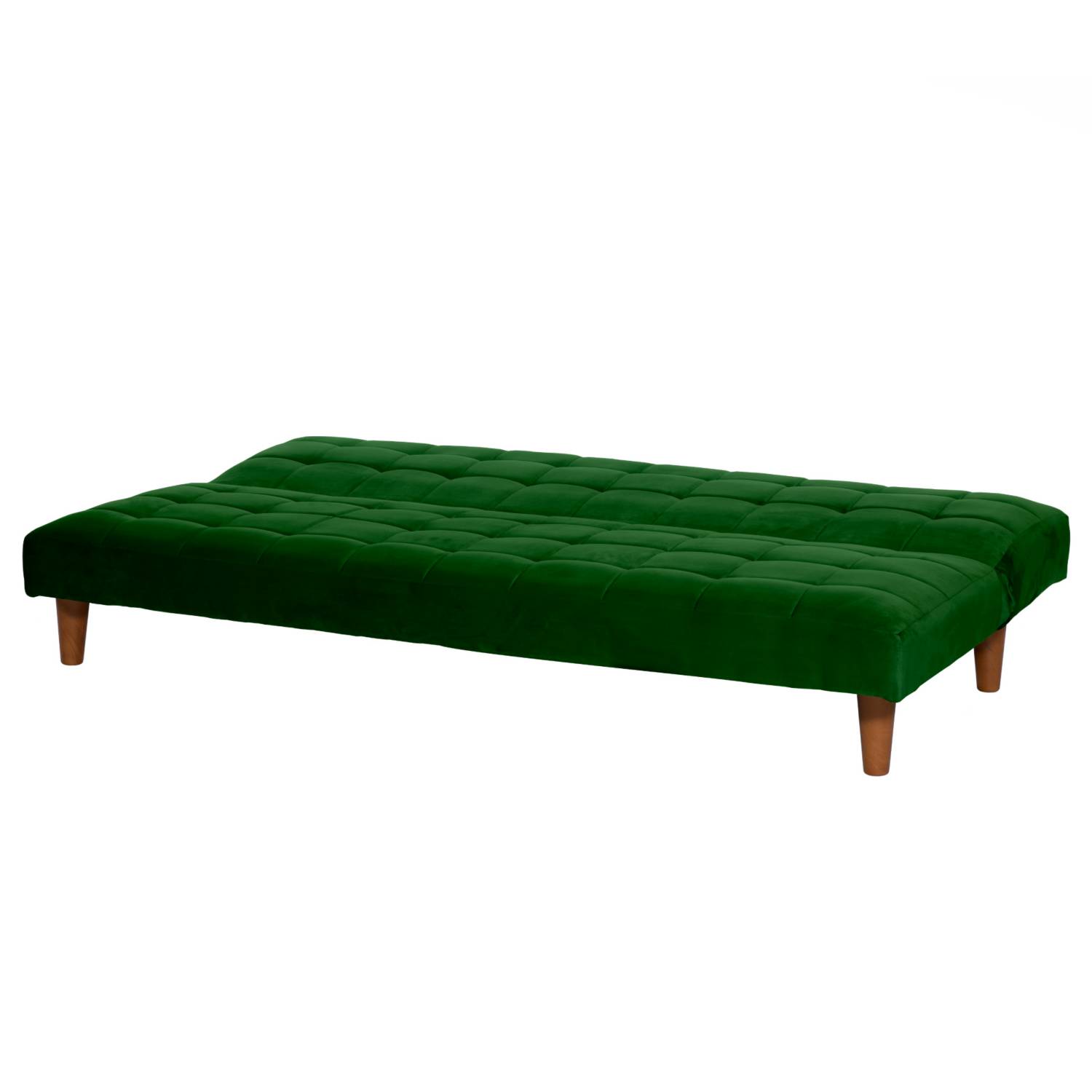 FUTON LATAM HOME TURIN 3 CUERPOS VERDE TELA VELVET - 4