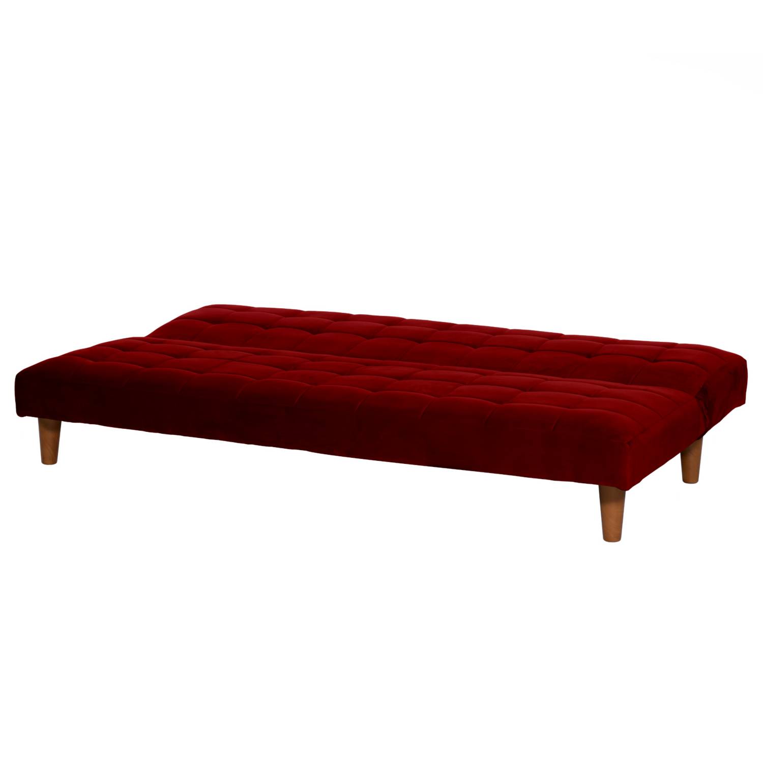 FUTON LATAM HOME TURIN 3 CUERPOS BURDEO TELA VELVET - 4