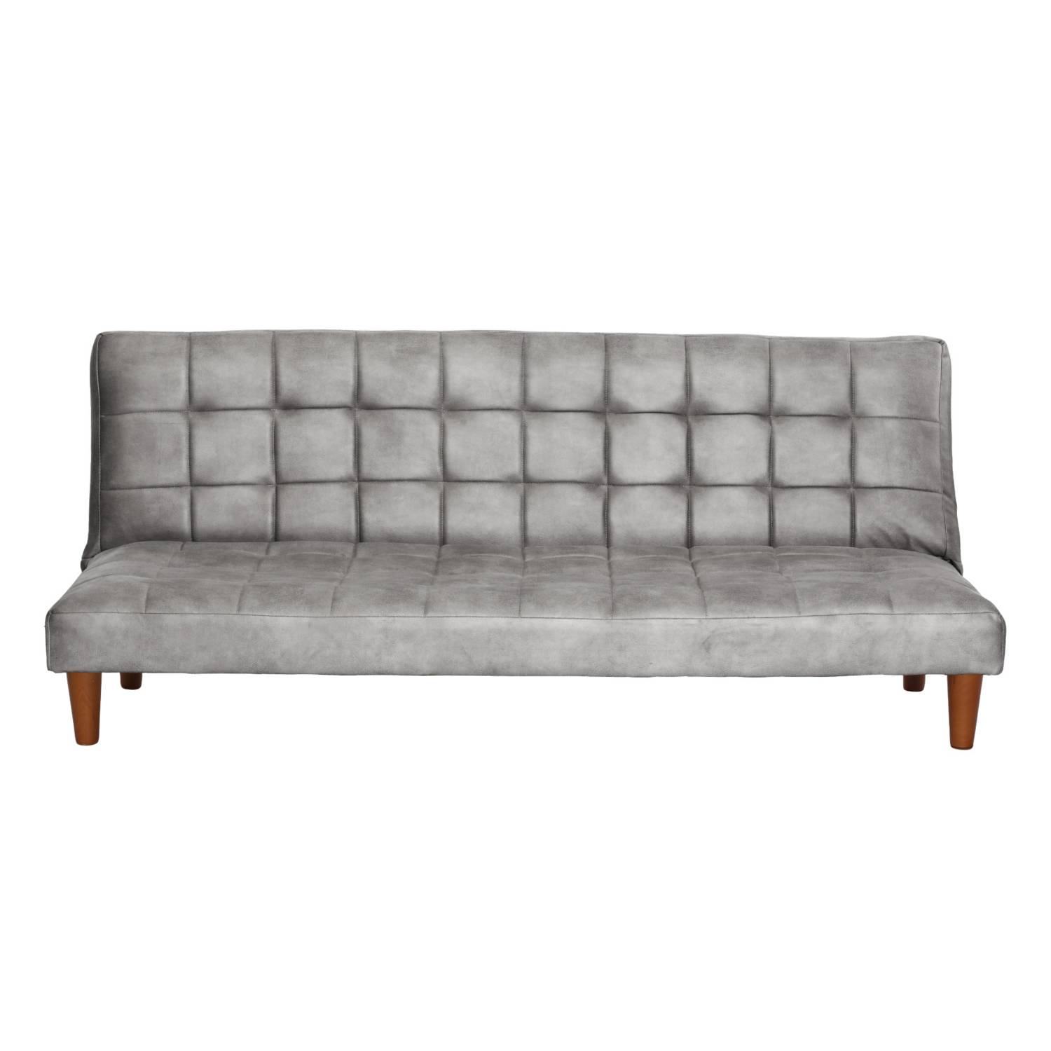 FUTON LATAM HOME TURIN 3 CUERPOS CUERO KENTUCKY GRIS - 1