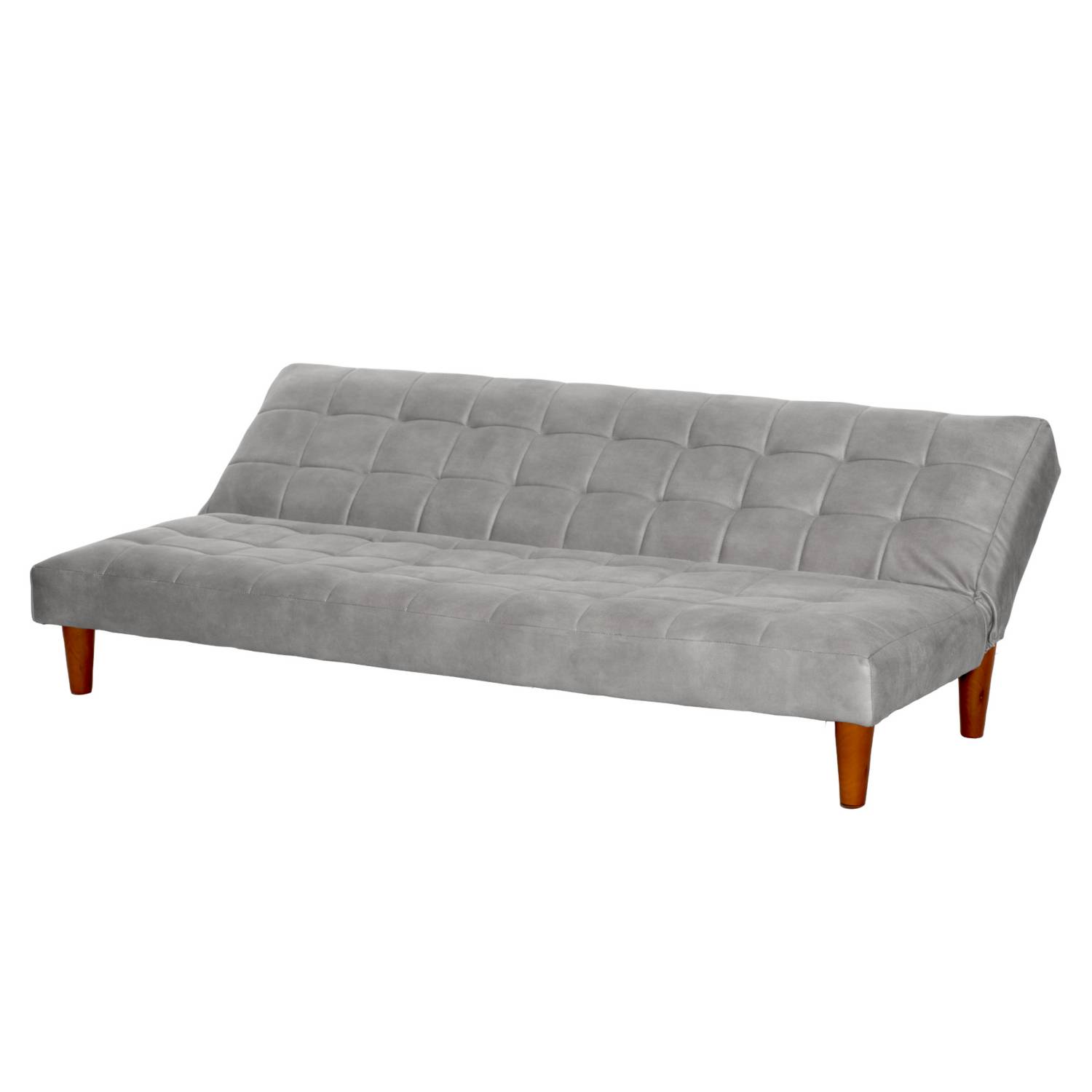 FUTON LATAM HOME TURIN 3 CUERPOS CUERO KENTUCKY GRIS - 3