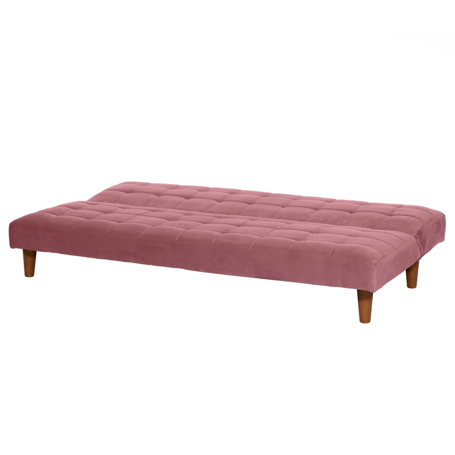 FUTON LATAM HOME TURIN 3 CUERPOS PALO ROSA TELA VELVET - 4