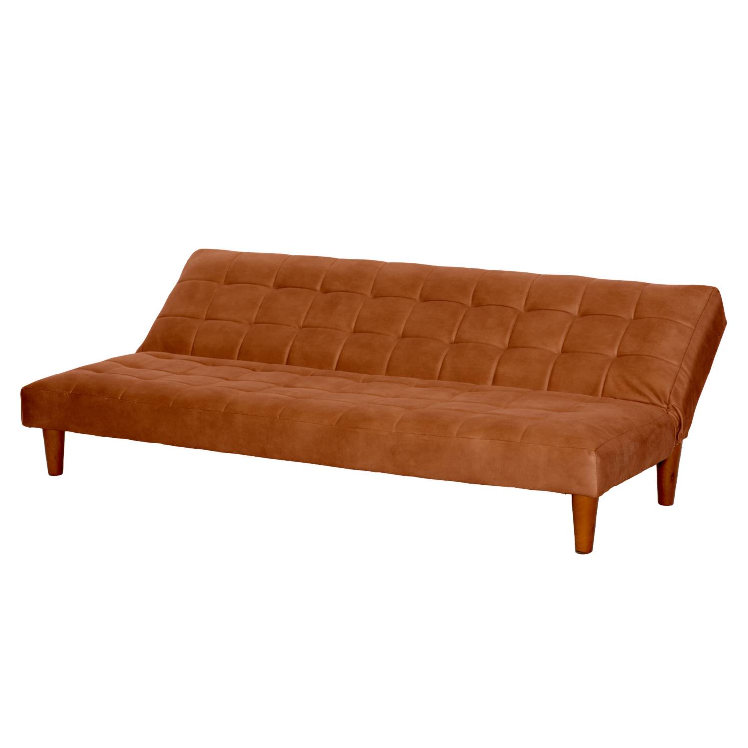 FUTON LATAM HOME TURIN 3 CUERPOS CUERO KENTUCKY TABACO - 3