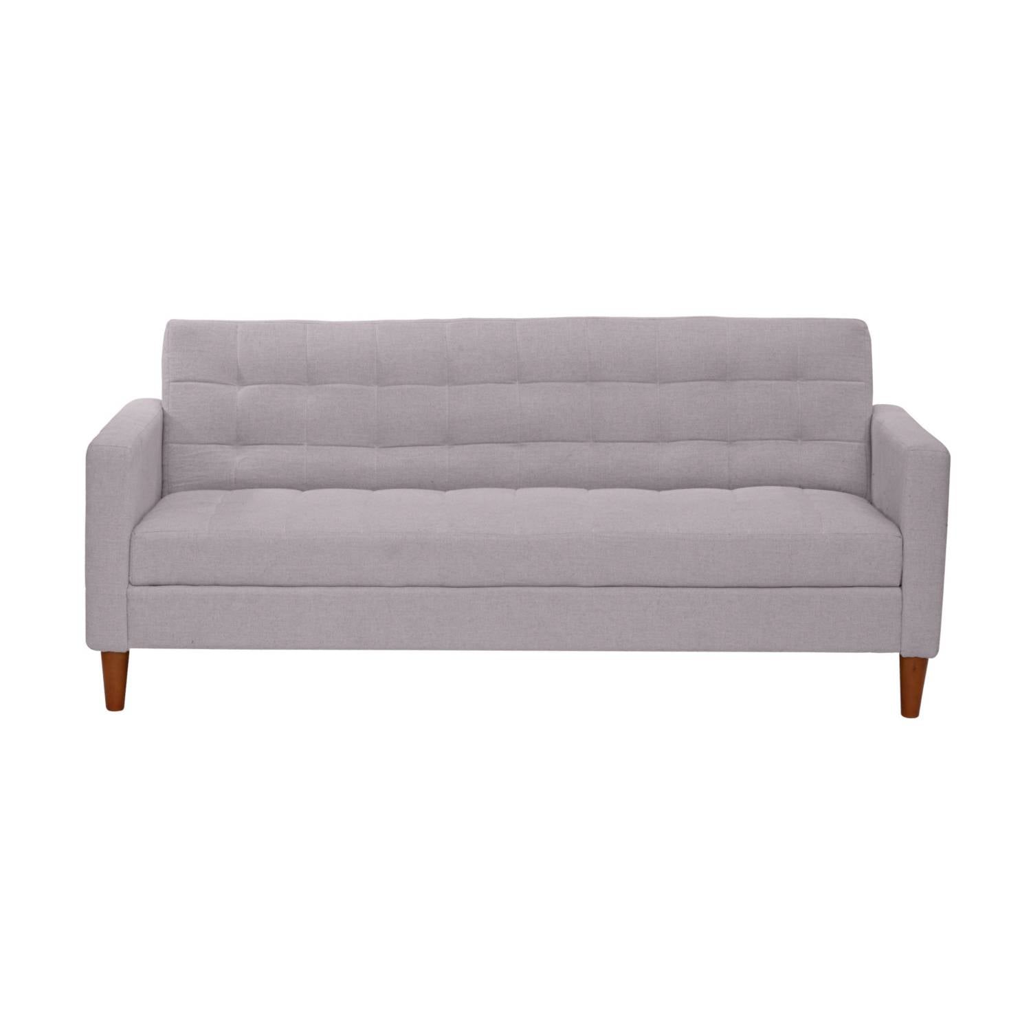 FUTON LATAM HOME GENOVA 3 CUERPOS LINO GRIS CLARO - 1