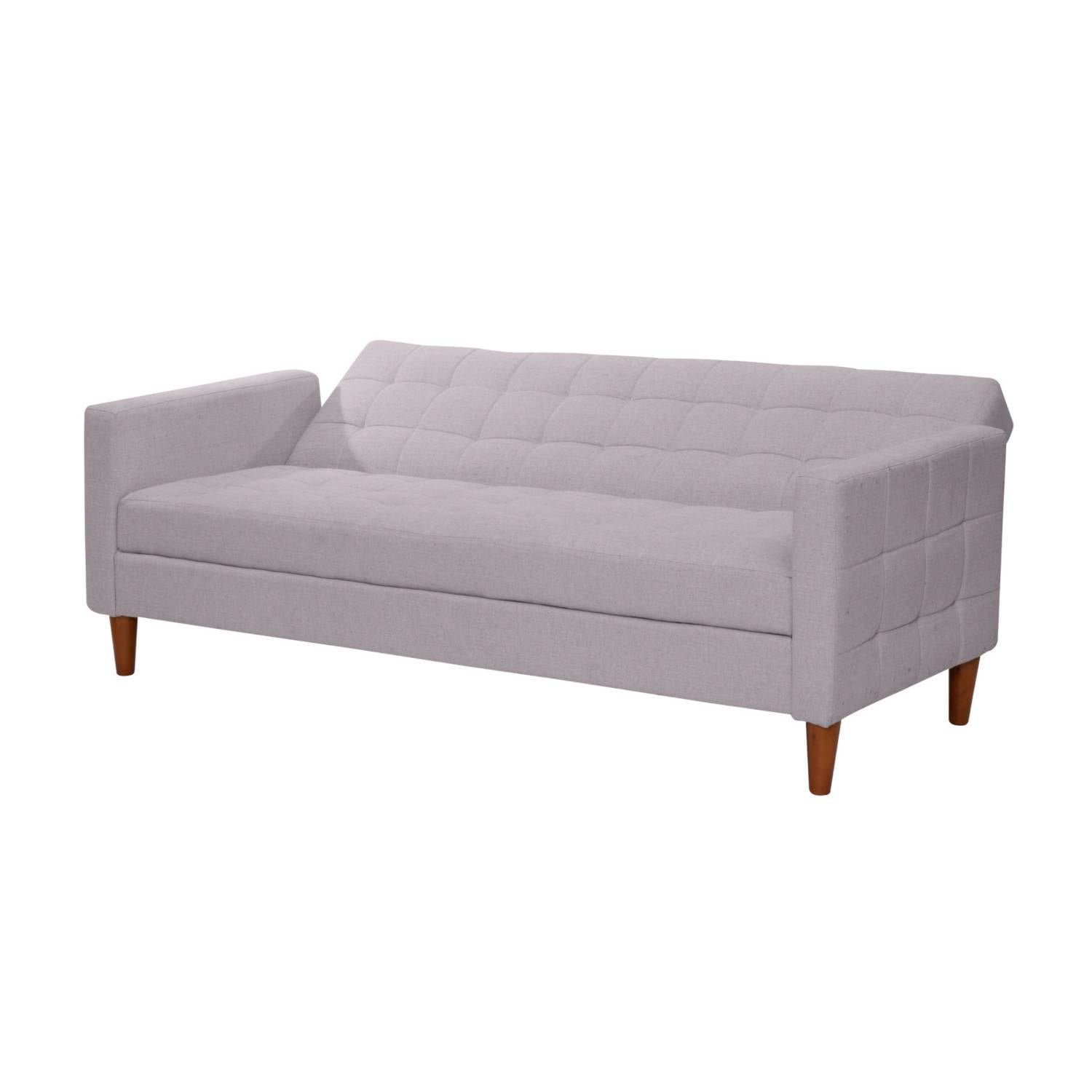 FUTON LATAM HOME GENOVA 3 CUERPOS LINO GRIS CLARO - 2