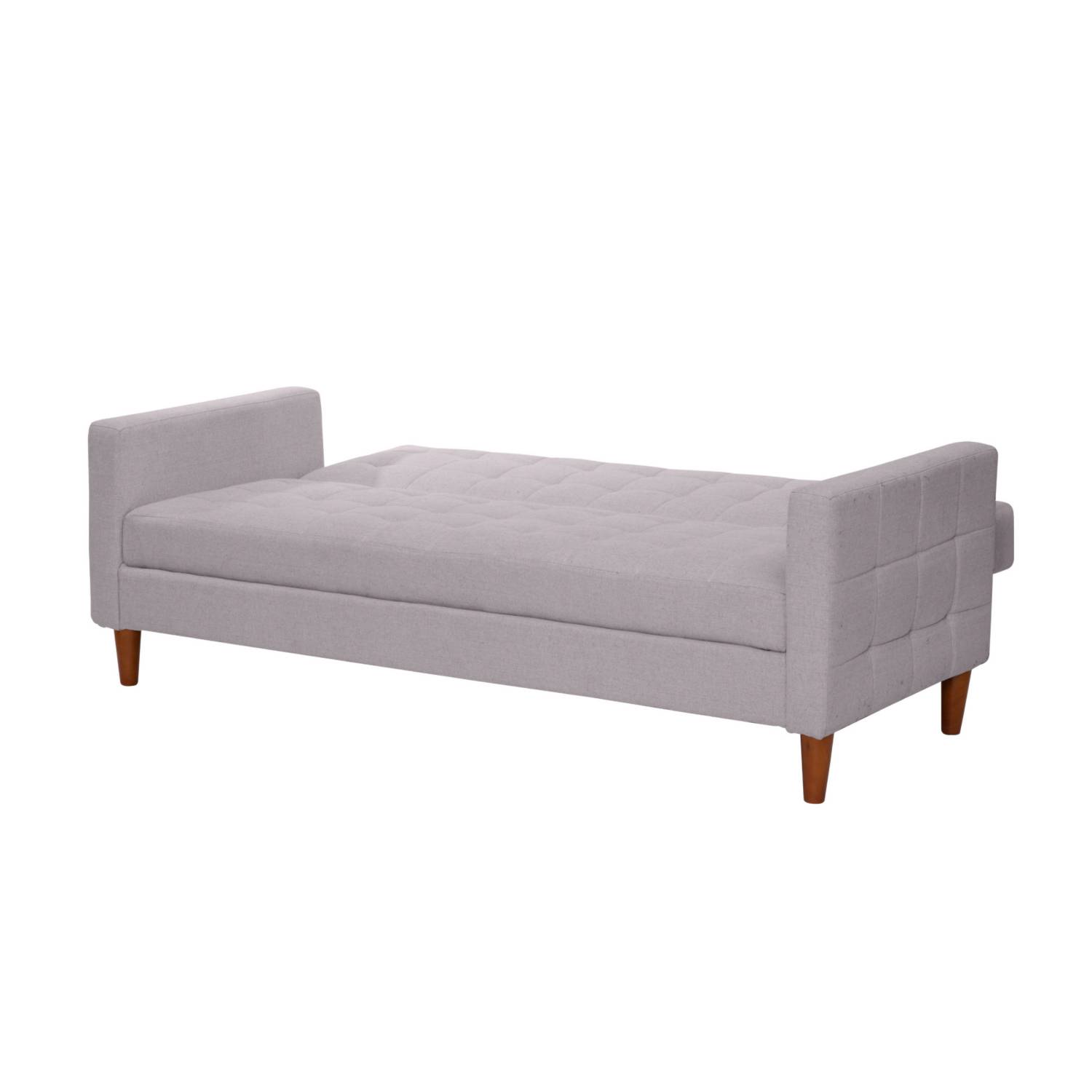 FUTON LATAM HOME GENOVA 3 CUERPOS LINO GRIS CLARO - 3