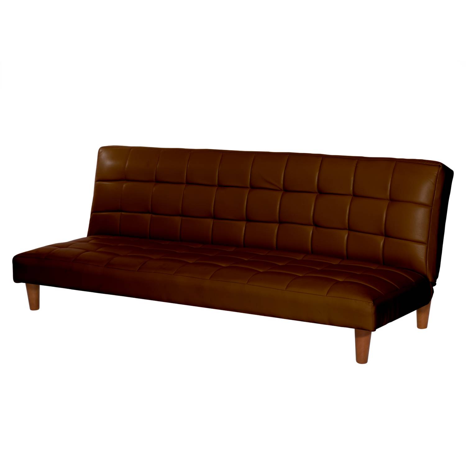 FUTON LATAM HOME TURIN 3 CUERPOS CHOCOLATE PU - 2