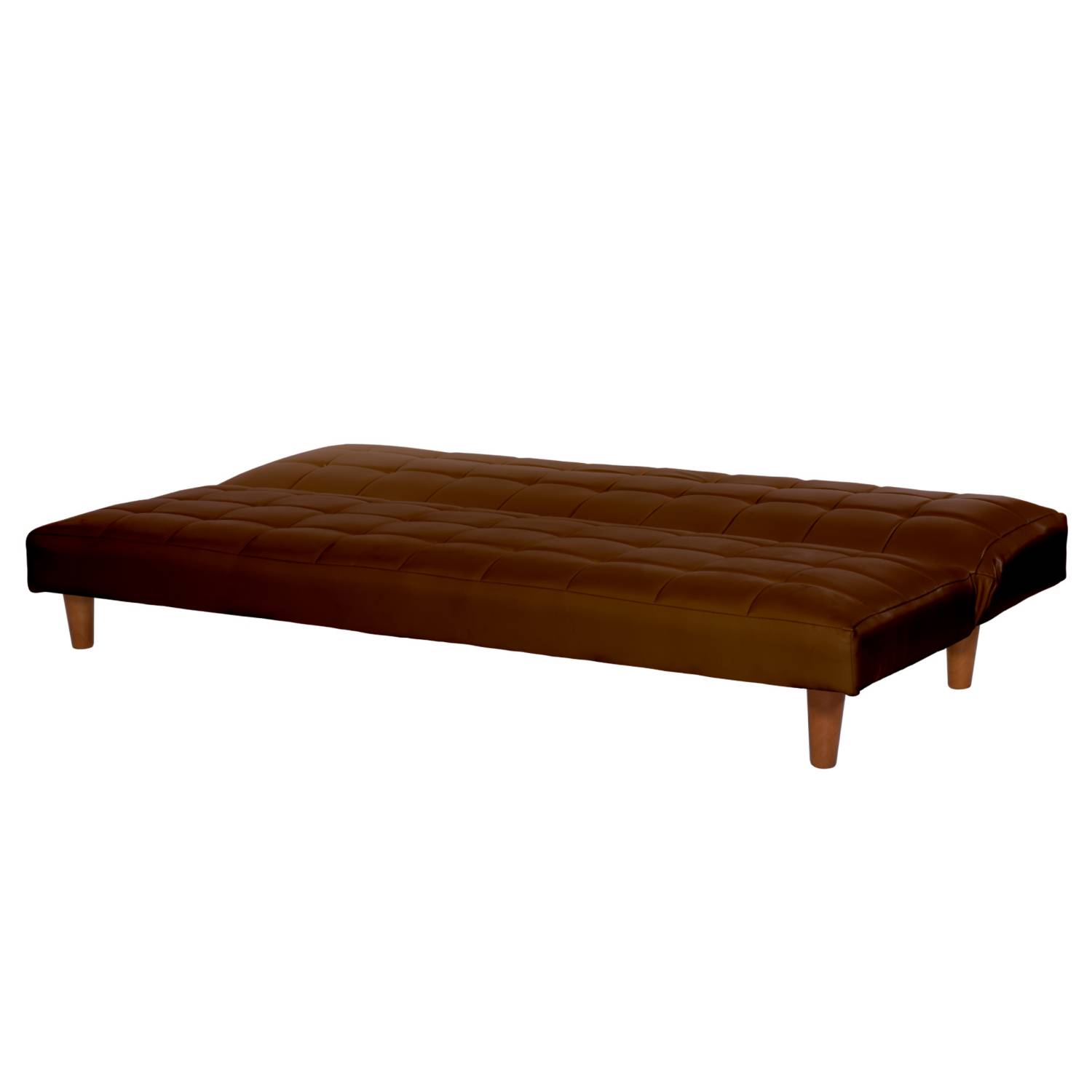 FUTON LATAM HOME TURIN 3 CUERPOS CHOCOLATE PU - 4
