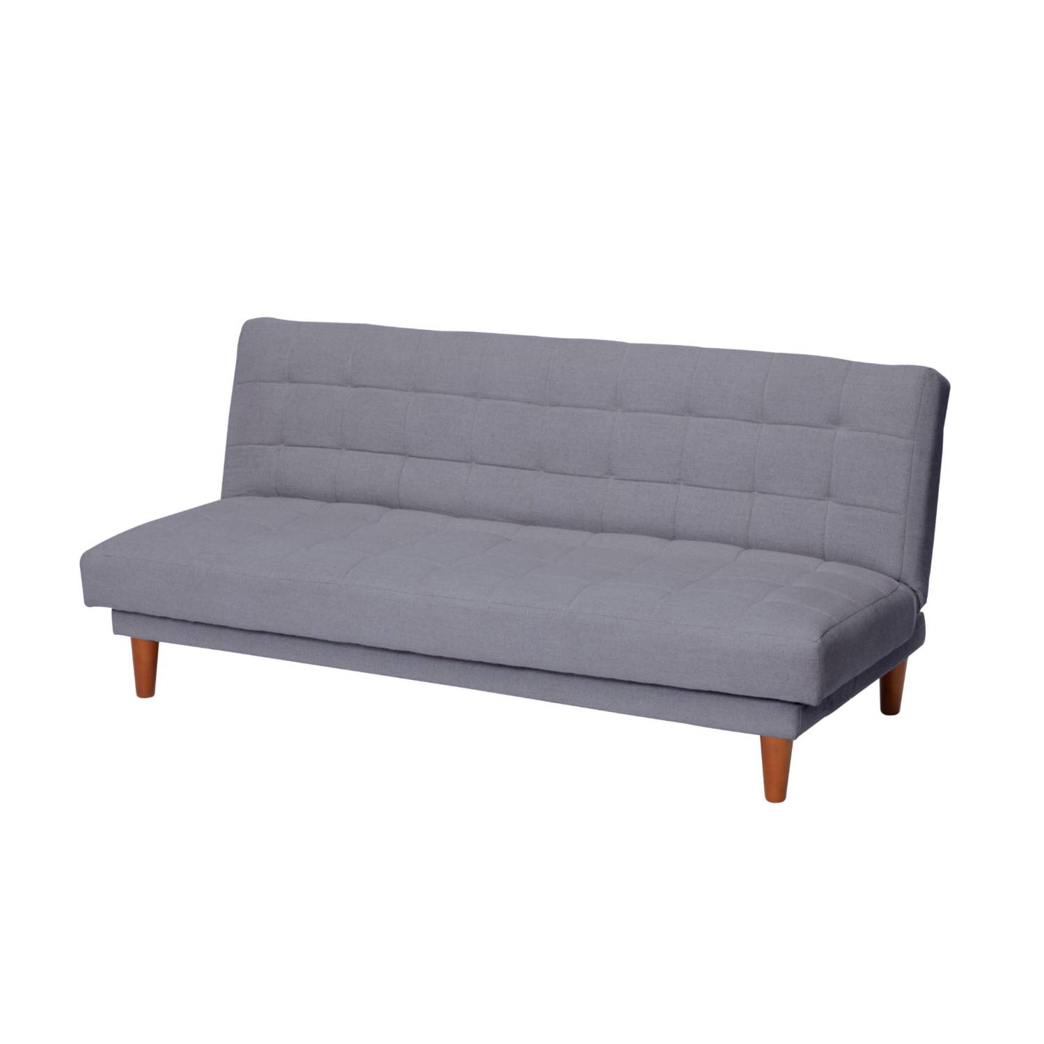 FUTON LATAM HOME TURIN 3 CUERPOS LINO GRIS OSCURO - 2