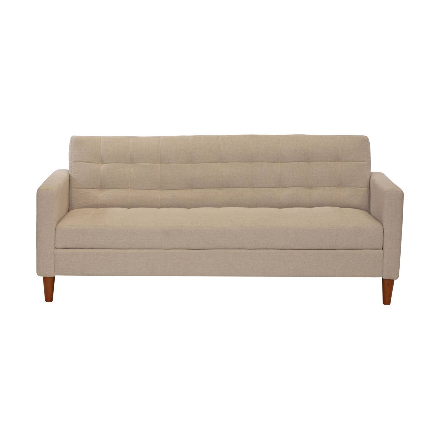 FUTON LATAM HOME GENOVA 3 CUERPOS LINO BEIGE NATURAL - 1