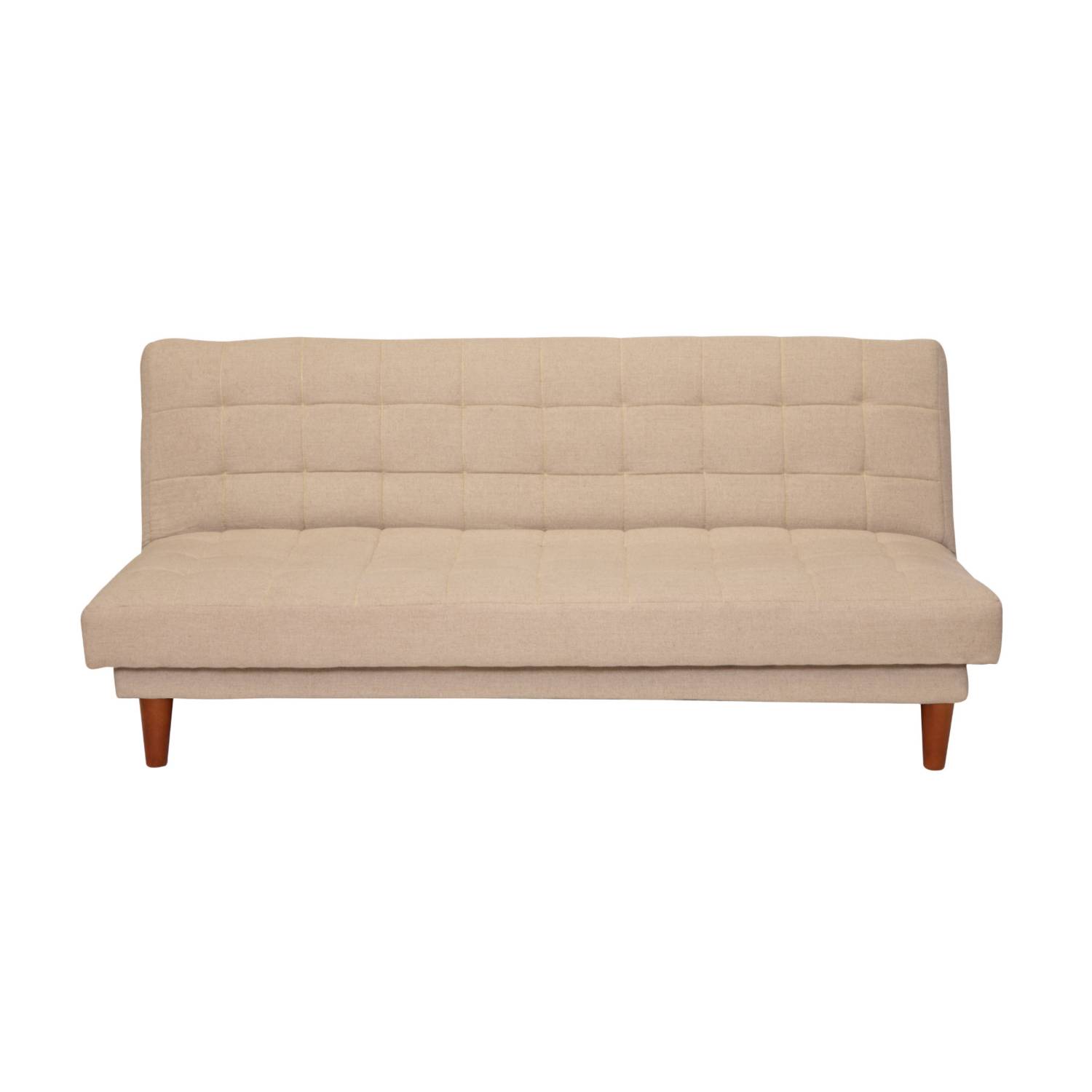 FUTON LATAM HOME TURIN 3 CUERPOS LINO BEIGE NATURAL - 1