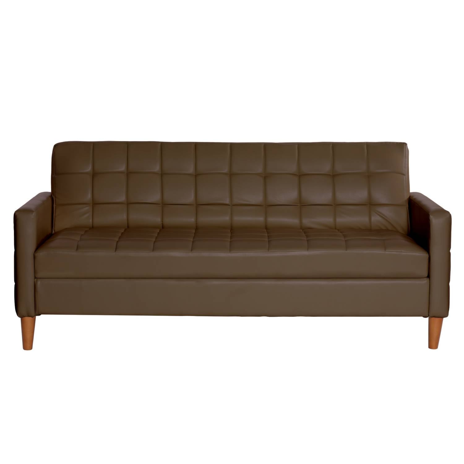FUTON LATAM HOME GENOVA 3 CUERPOS CHOCOLATE PU - 1
