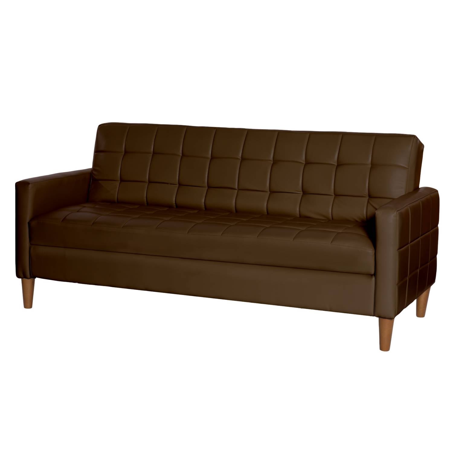 FUTON LATAM HOME GENOVA 3 CUERPOS CHOCOLATE PU - 2