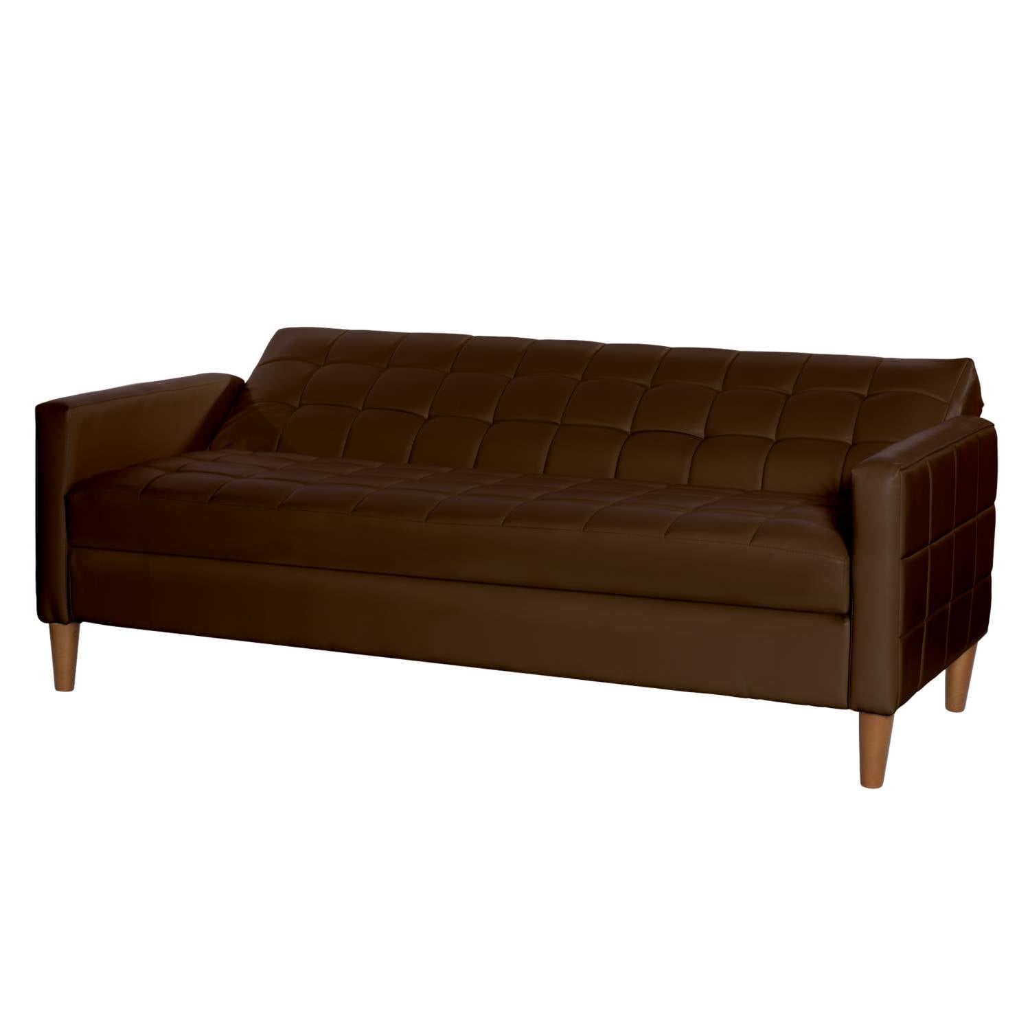 FUTON LATAM HOME GENOVA 3 CUERPOS CHOCOLATE PU - 3