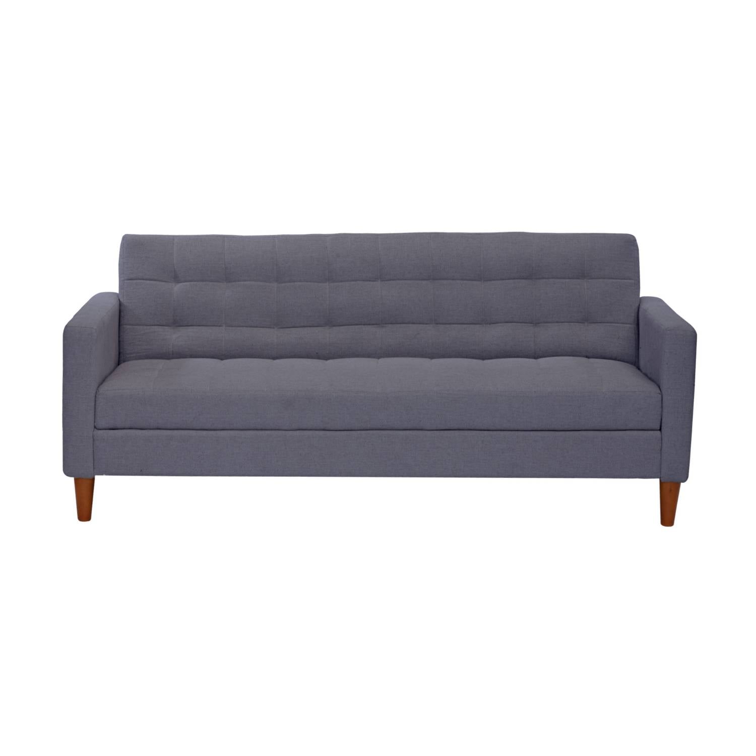 FUTON LATAM HOME GENOVA 3 CUERPOS LINO GRIS OSCURO - 1