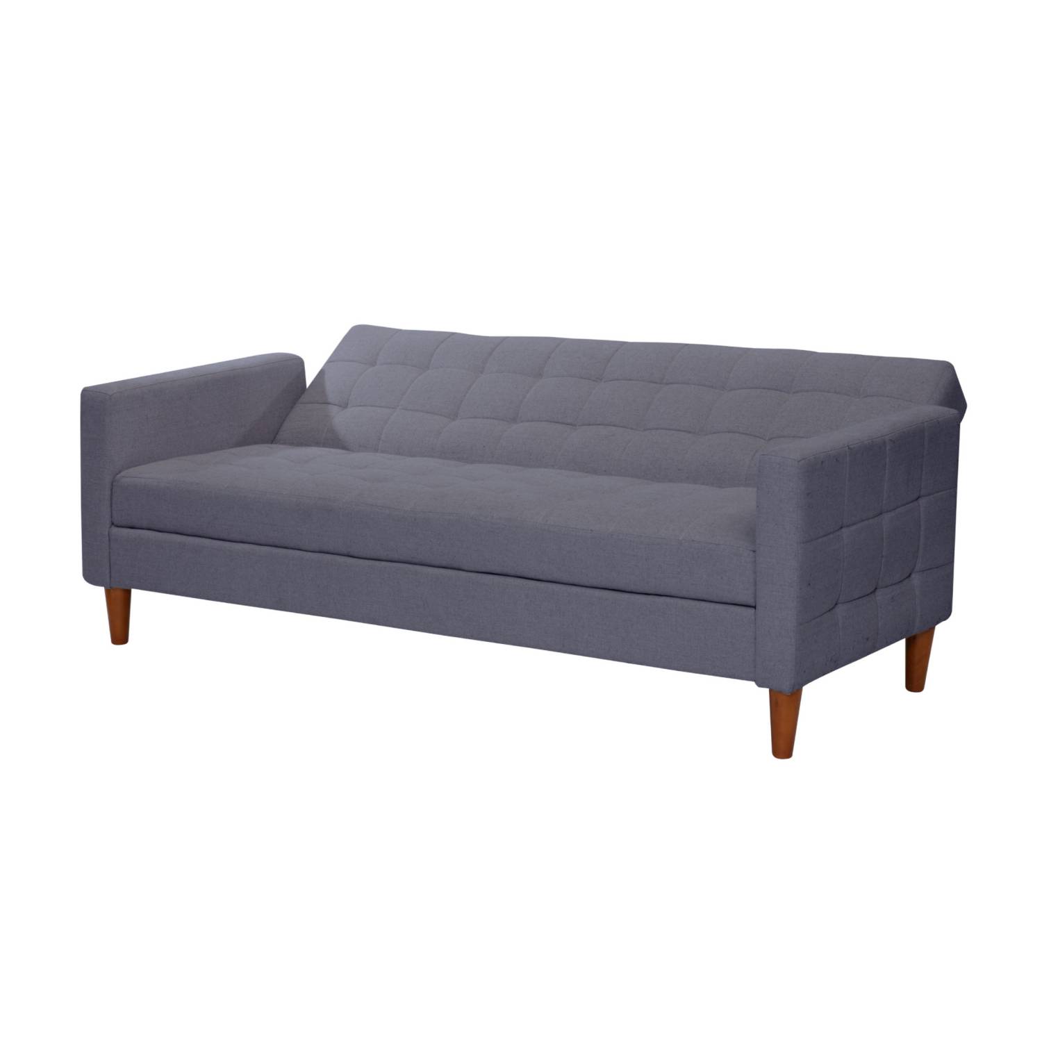 FUTON LATAM HOME GENOVA 3 CUERPOS LINO GRIS OSCURO - 2