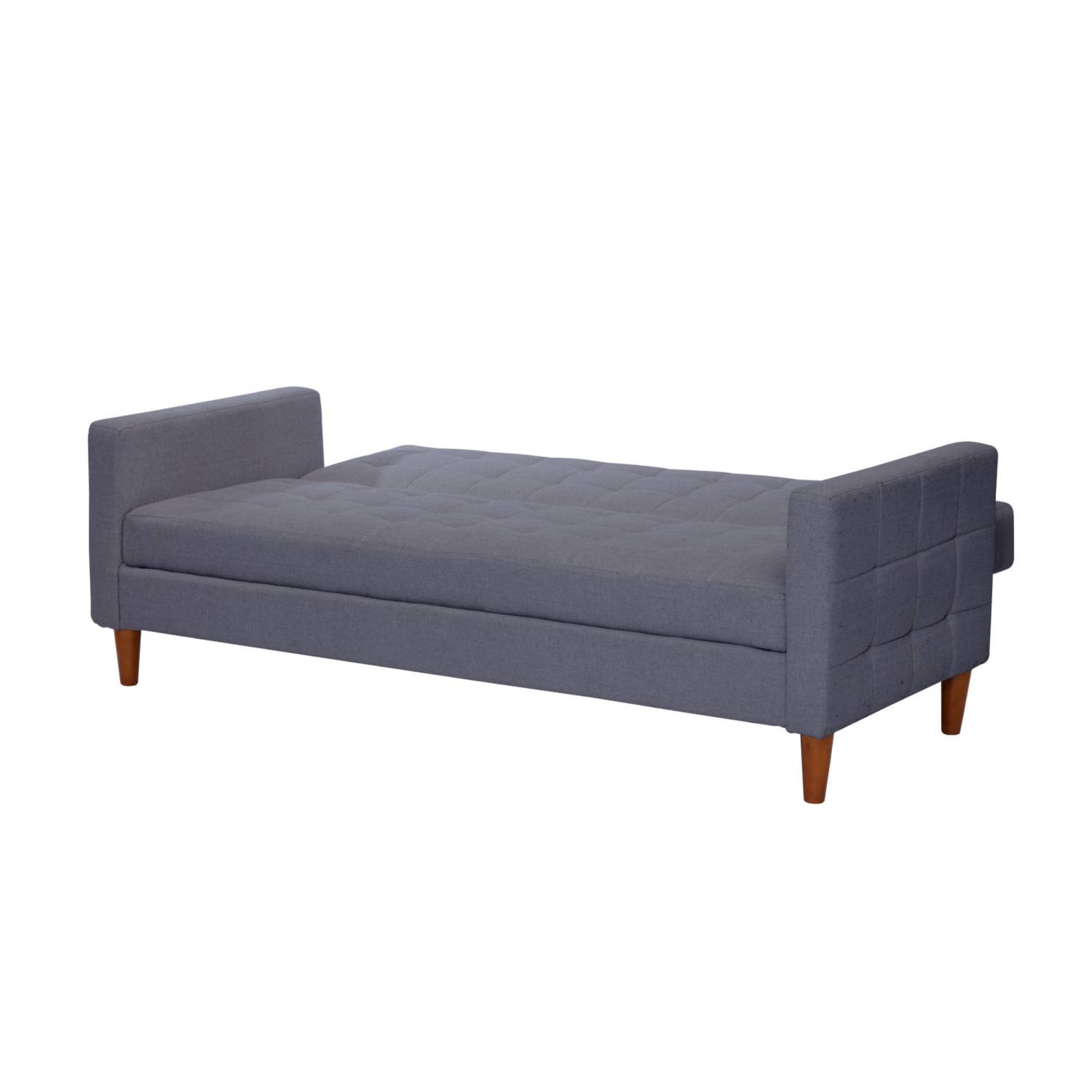 FUTON LATAM HOME GENOVA 3 CUERPOS LINO GRIS OSCURO - 3