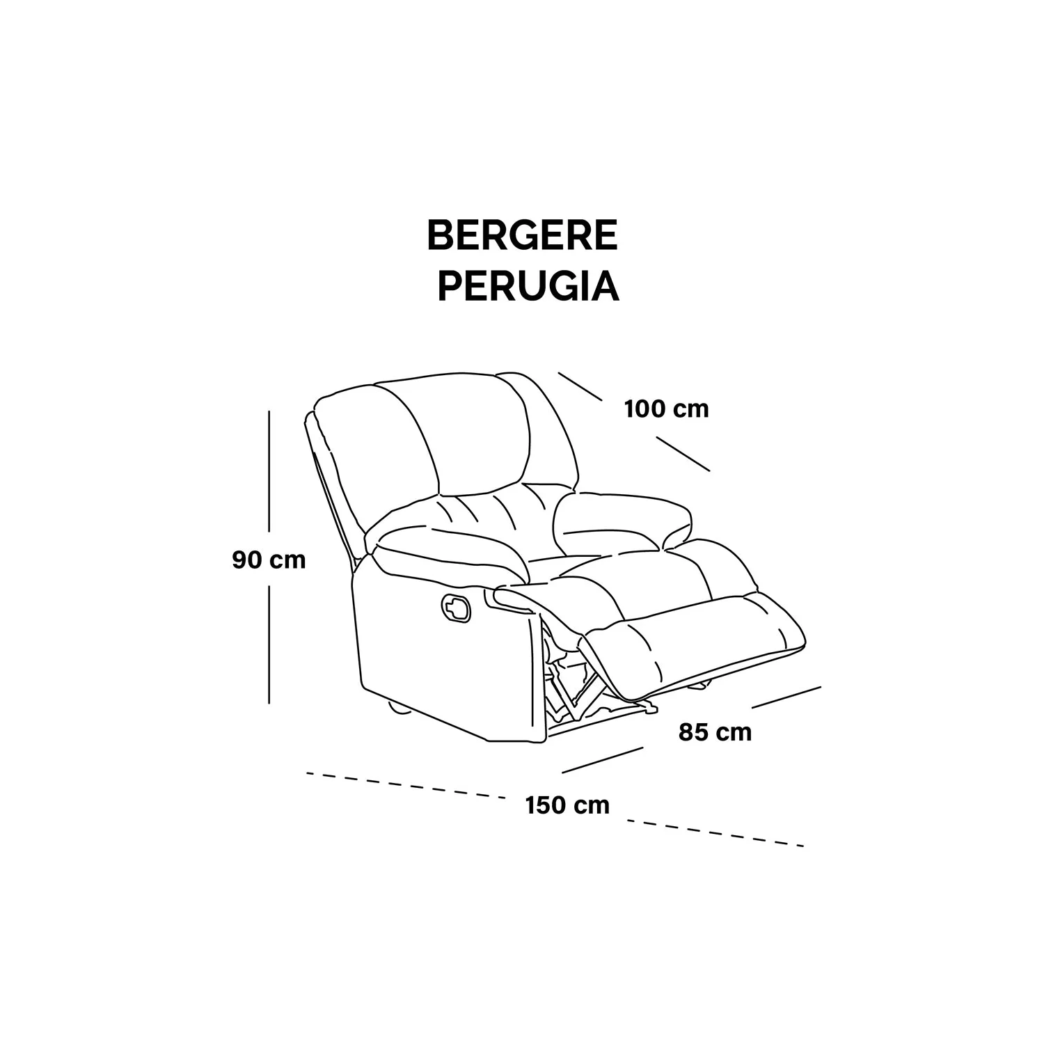 BERGERE LATAM HOME PERUGIA 1 CUERPO CHOCOLATE TELA VELVET - 4