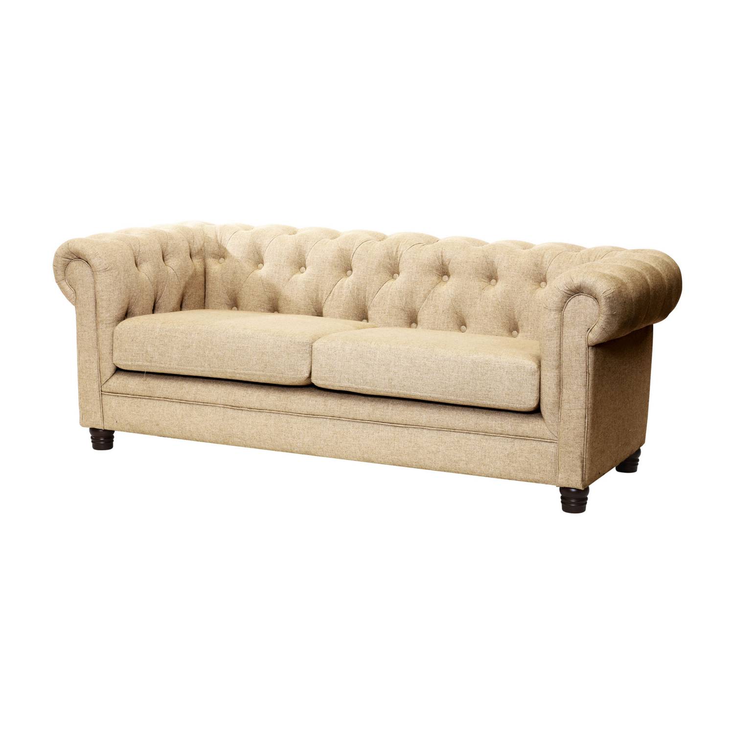 SOFA LATAM HOME FLORENCIA 3 CUERPOS LINO BEIGE NATURAL - 2