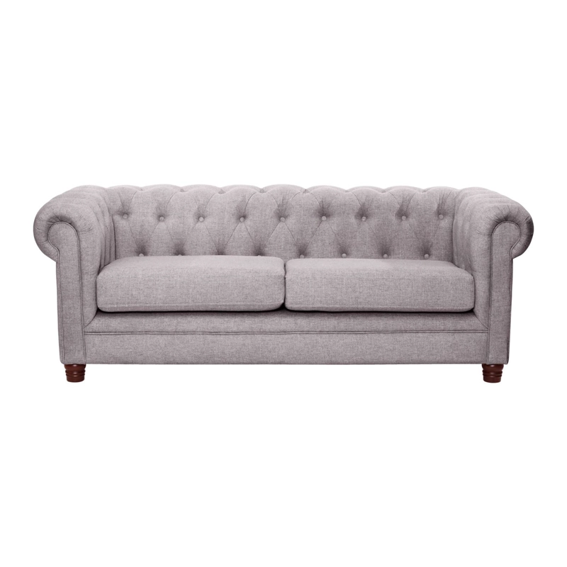 SOFA LATAM HOME FLORENCIA 3 CUERPOS LINO GRIS CLARO - 1