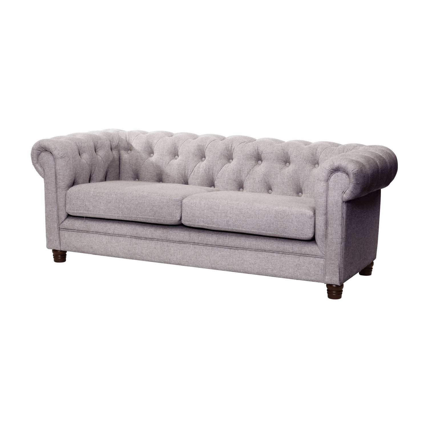 SOFA LATAM HOME FLORENCIA 3 CUERPOS LINO GRIS CLARO - 2