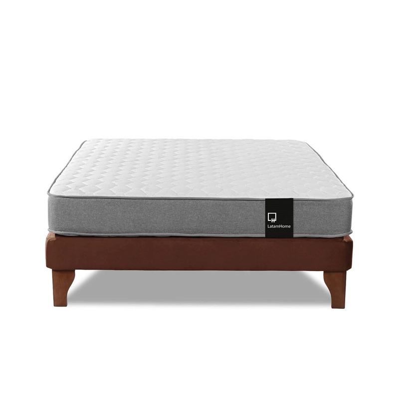 CAMA LATAM HOME ZEN BEST FULL TELA VELVET CHOCOLATE - 1