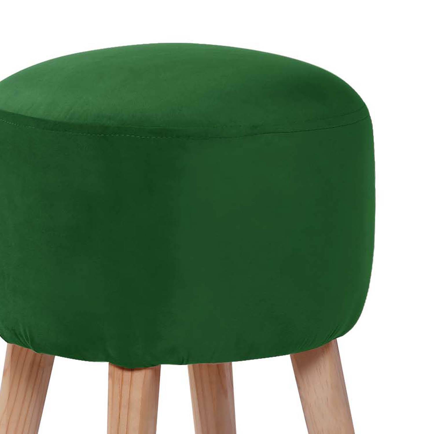 POUF LATAM HOME NANTES VERDE TELA VELVET - 2