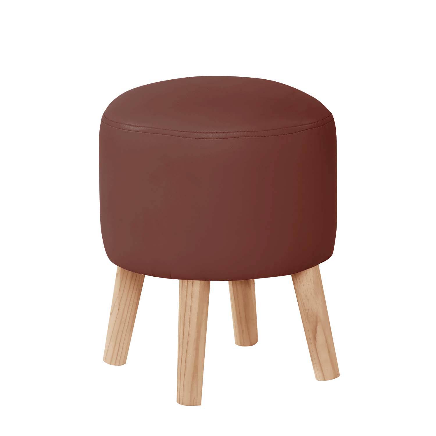 POUF LATAM HOME NANTES CHOCOLATE PU - 1