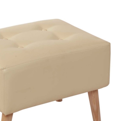 POUF LATAM HOME NIZA BEIGE PU - 2