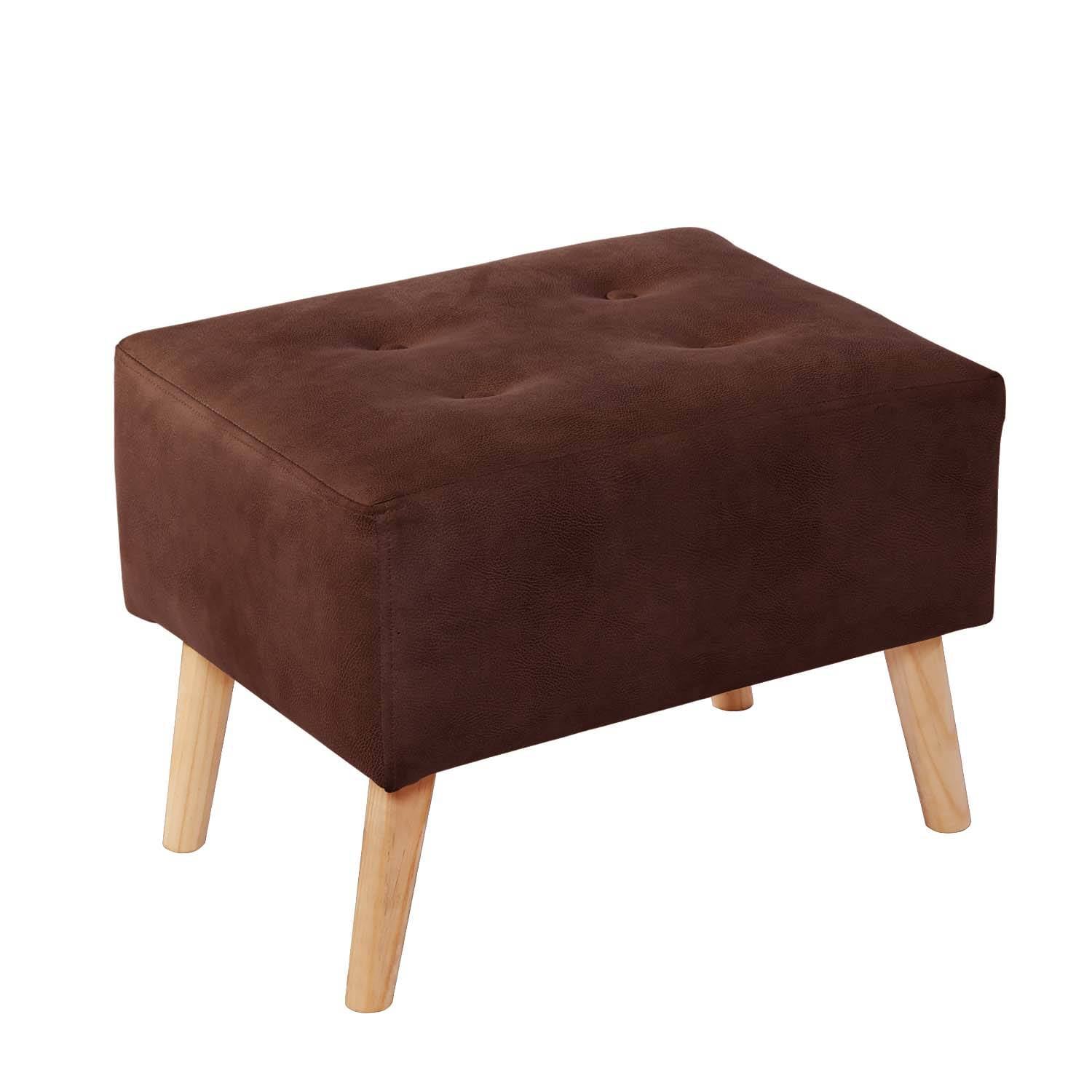 POUF LATAM HOME NIZA CUERO KENTUCKY CAFE MORO - 1