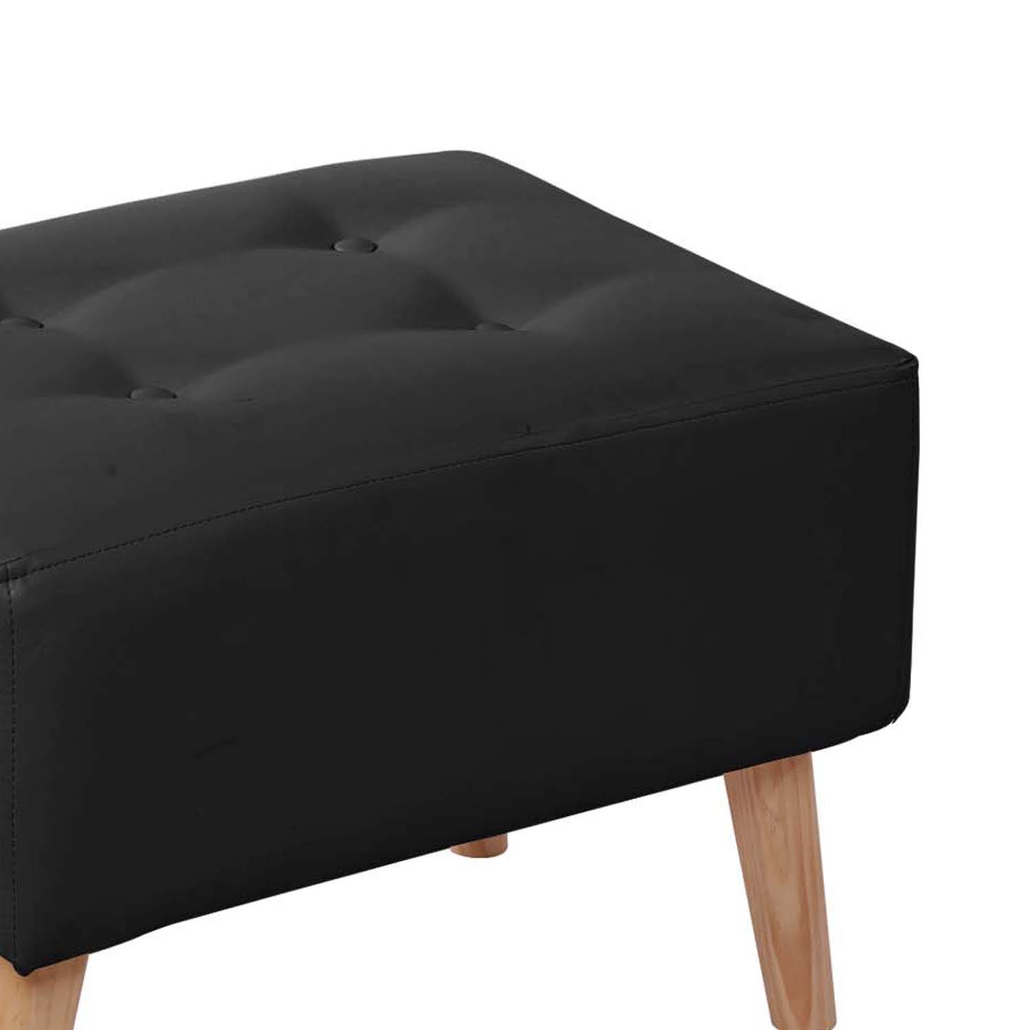 POUF LATAM HOME NIZA NEGRO PU - 2
