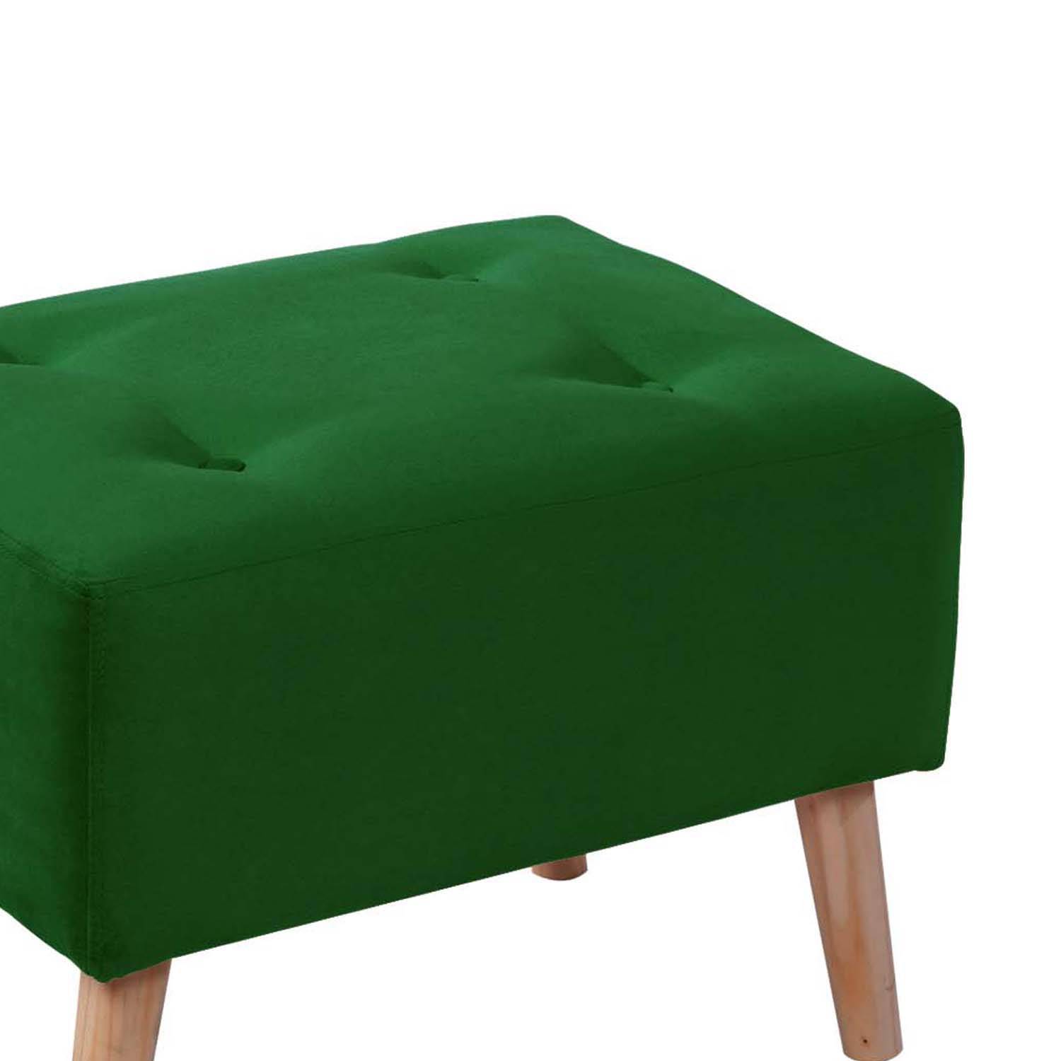 POUF LATAM HOME NIZA VERDE TELA VELVET - 2