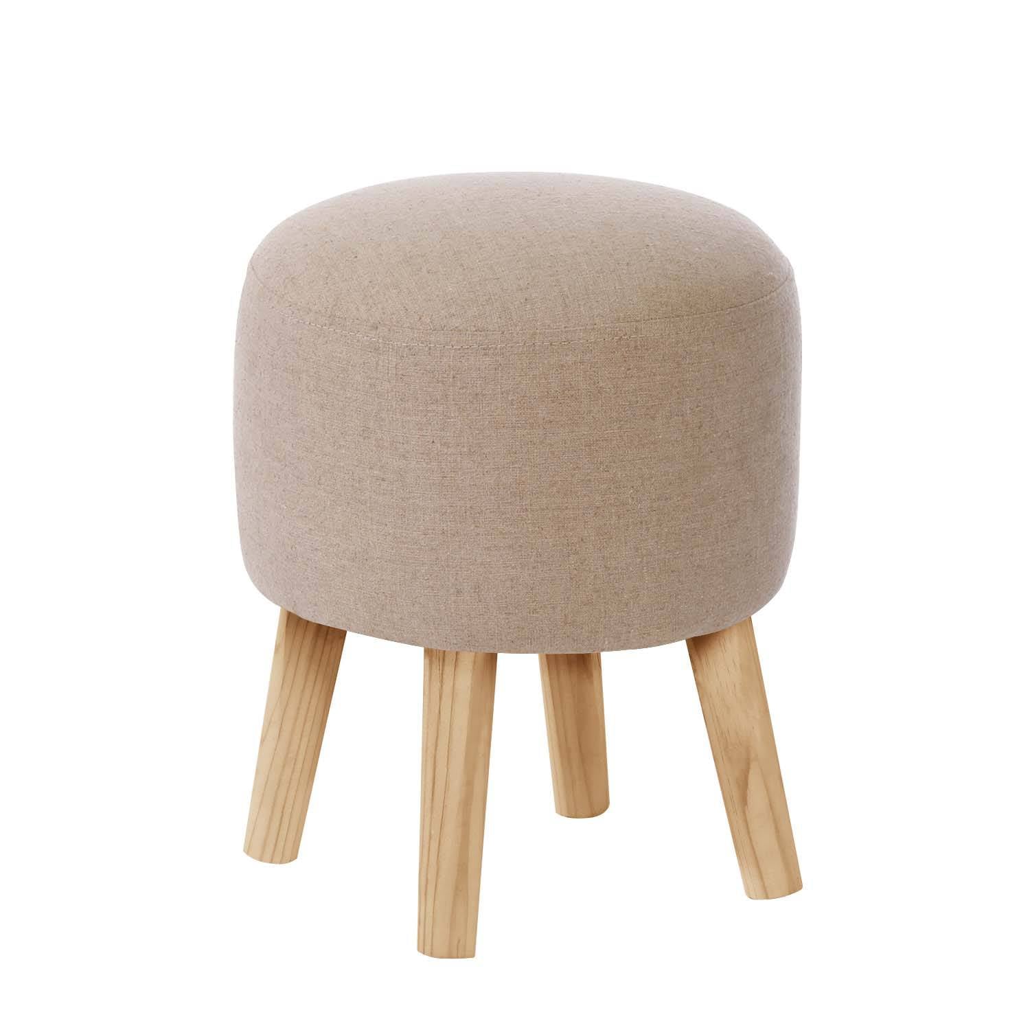 POUF LATAM HOME NANTES LINO BEIGE NATURAL - 1