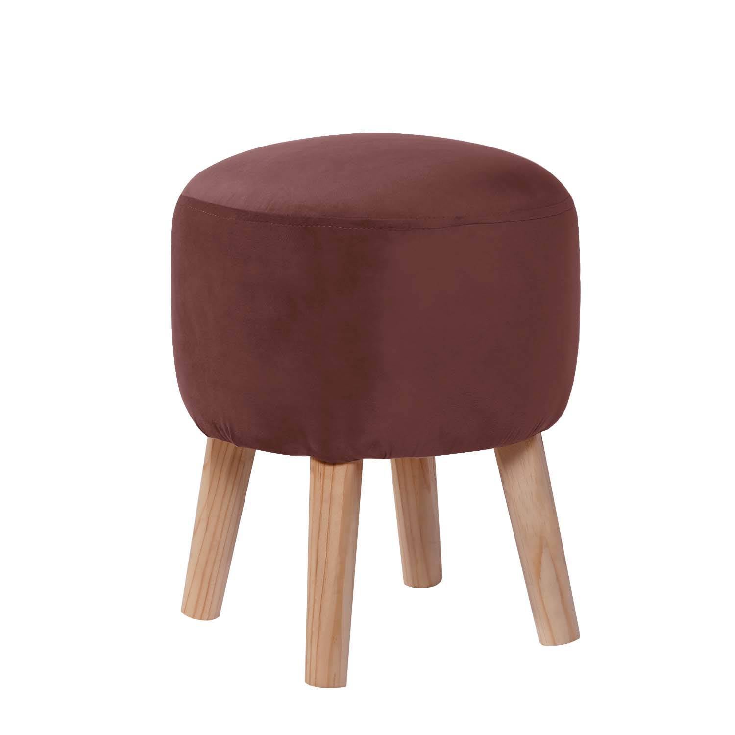 POUF LATAM HOME NANTES CHOCOLATE TELA VELVET - 1