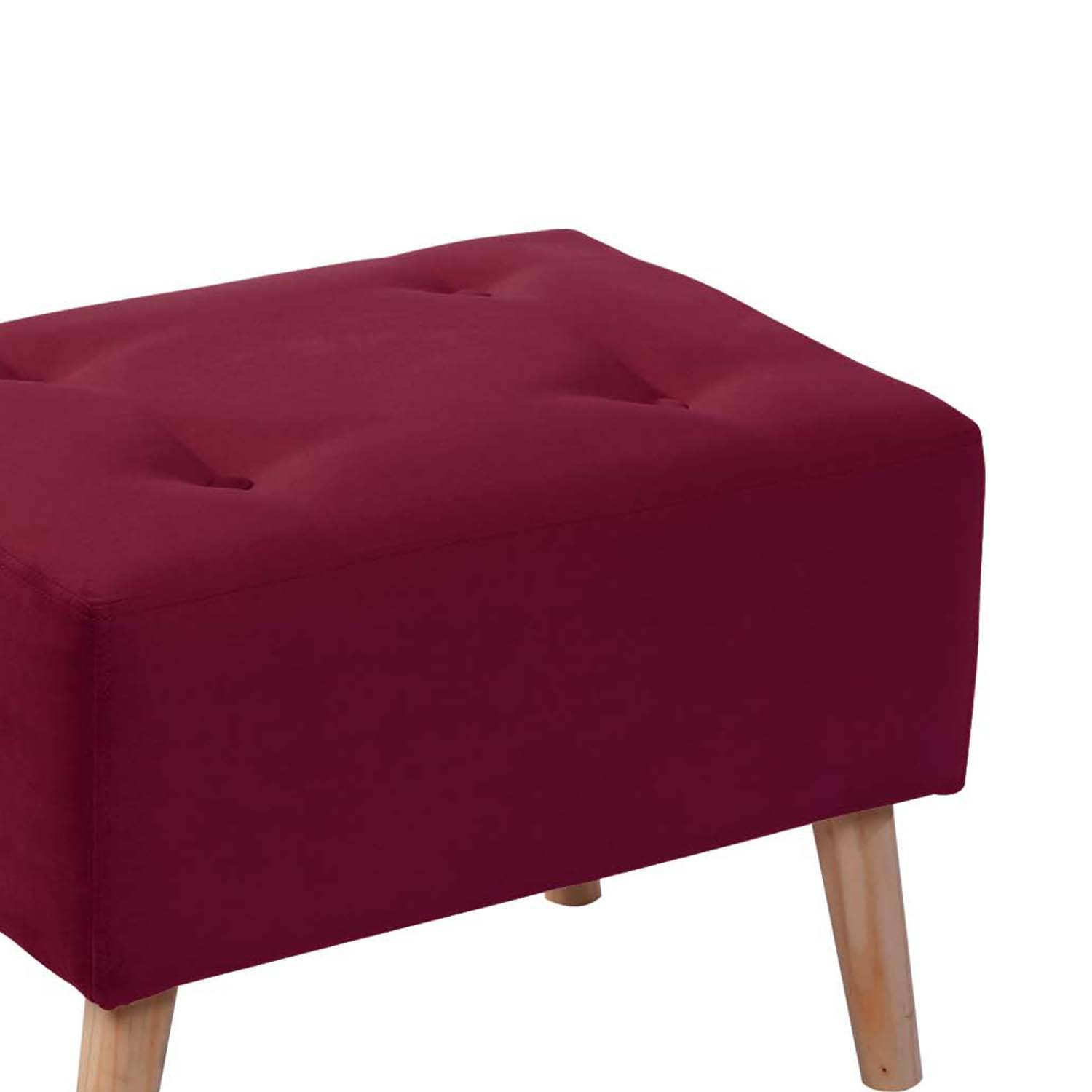 POUF LATAM HOME NIZA BURDEO TELA VELVET - 2