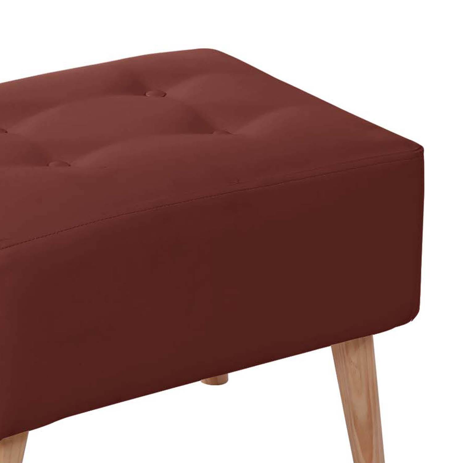 POUF LATAM HOME NIZA CHOCOLATE PU - 2