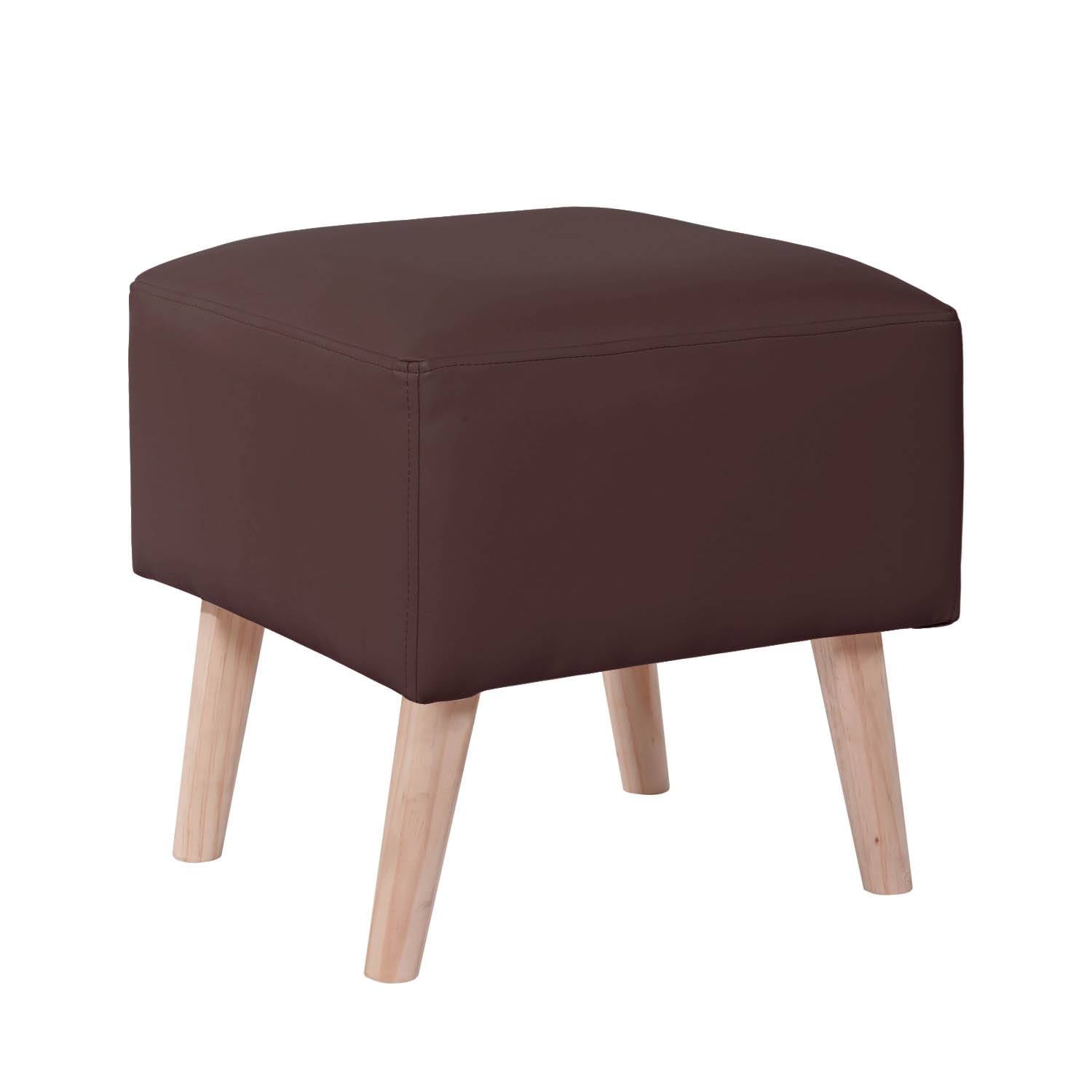 POUF LATAM HOME BURDEOS CHOCOLATE PU - 1