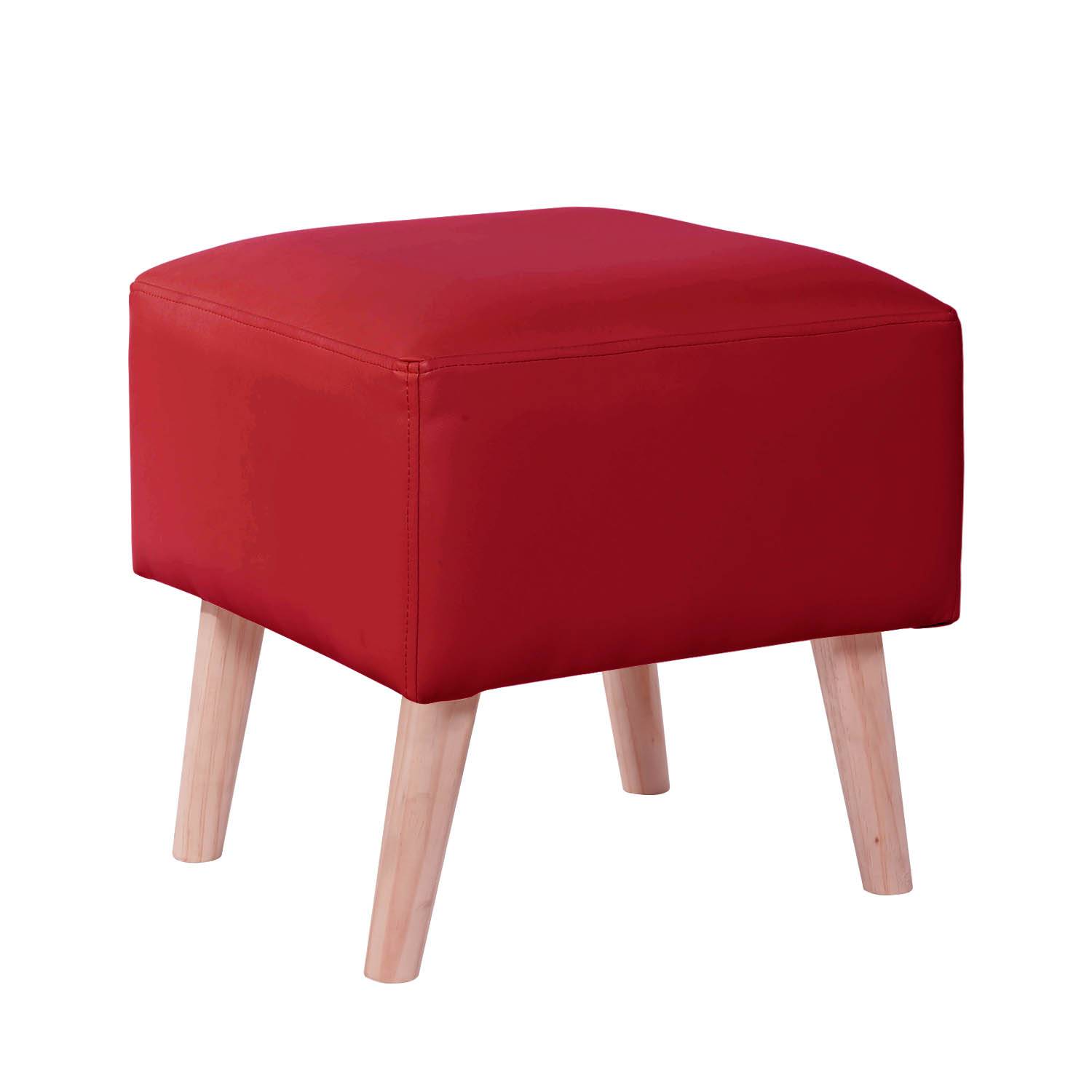 POUF LATAM HOME BURDEOS ROJO PU - 1