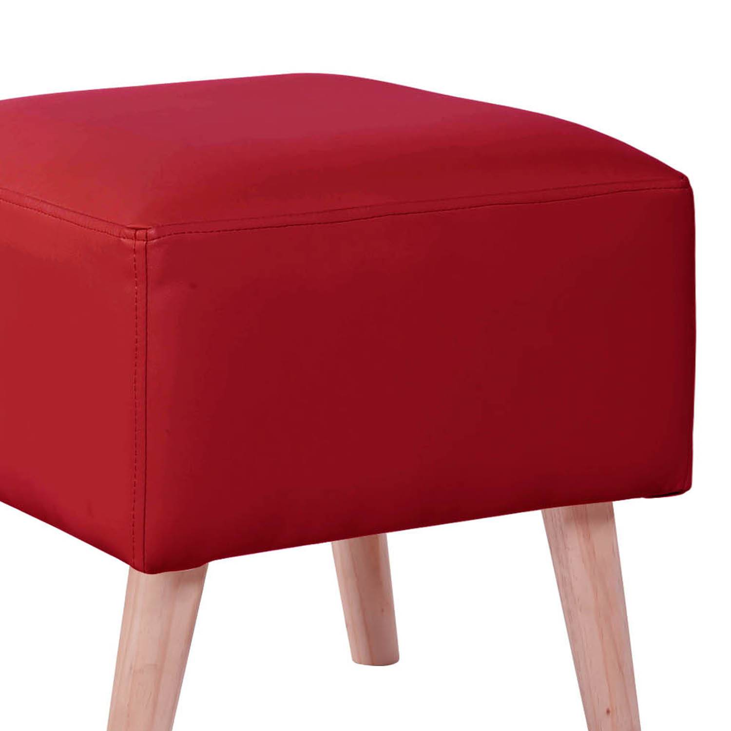 POUF LATAM HOME BURDEOS ROJO PU - 2