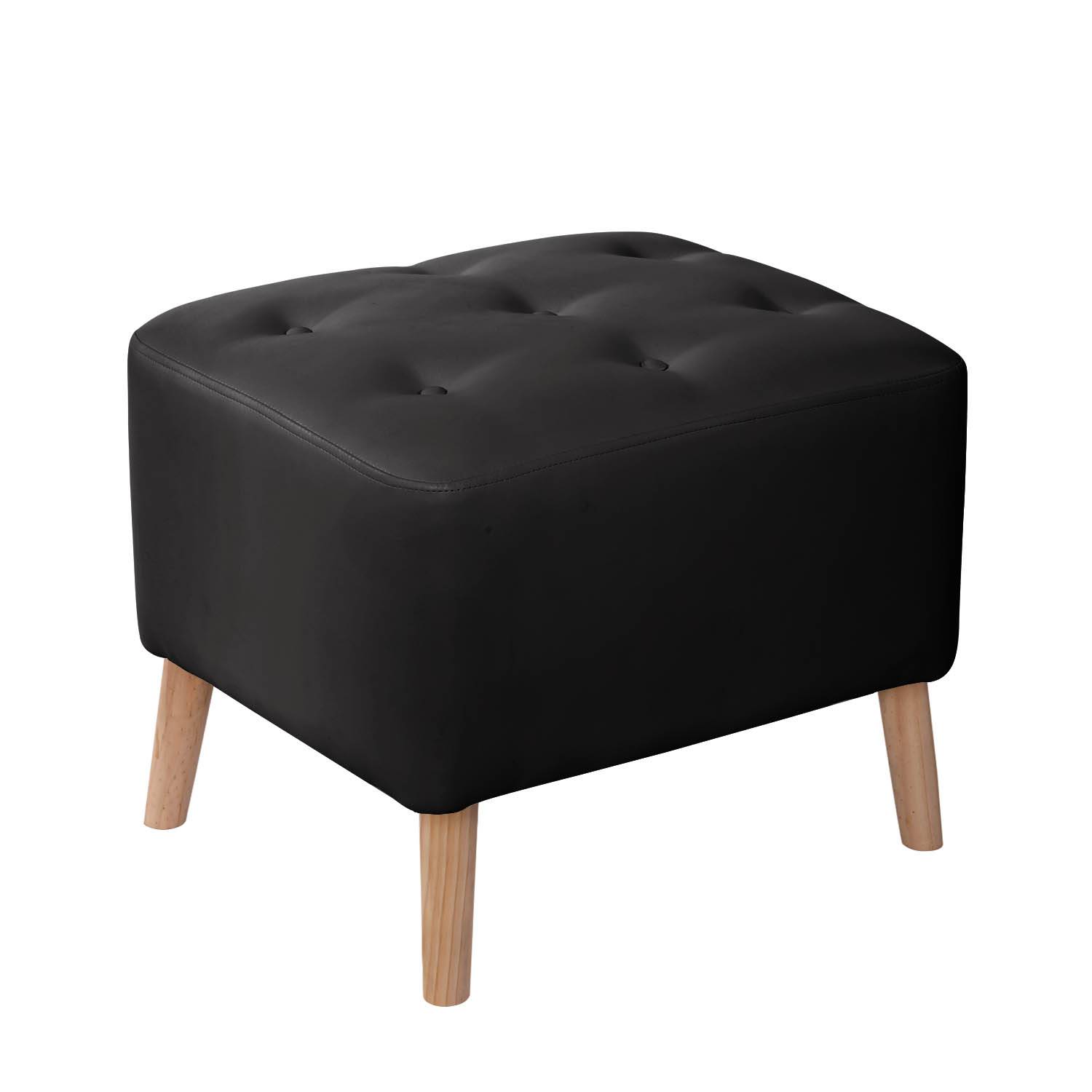 POUF LATAM HOME LYON NEGRO PU - 1