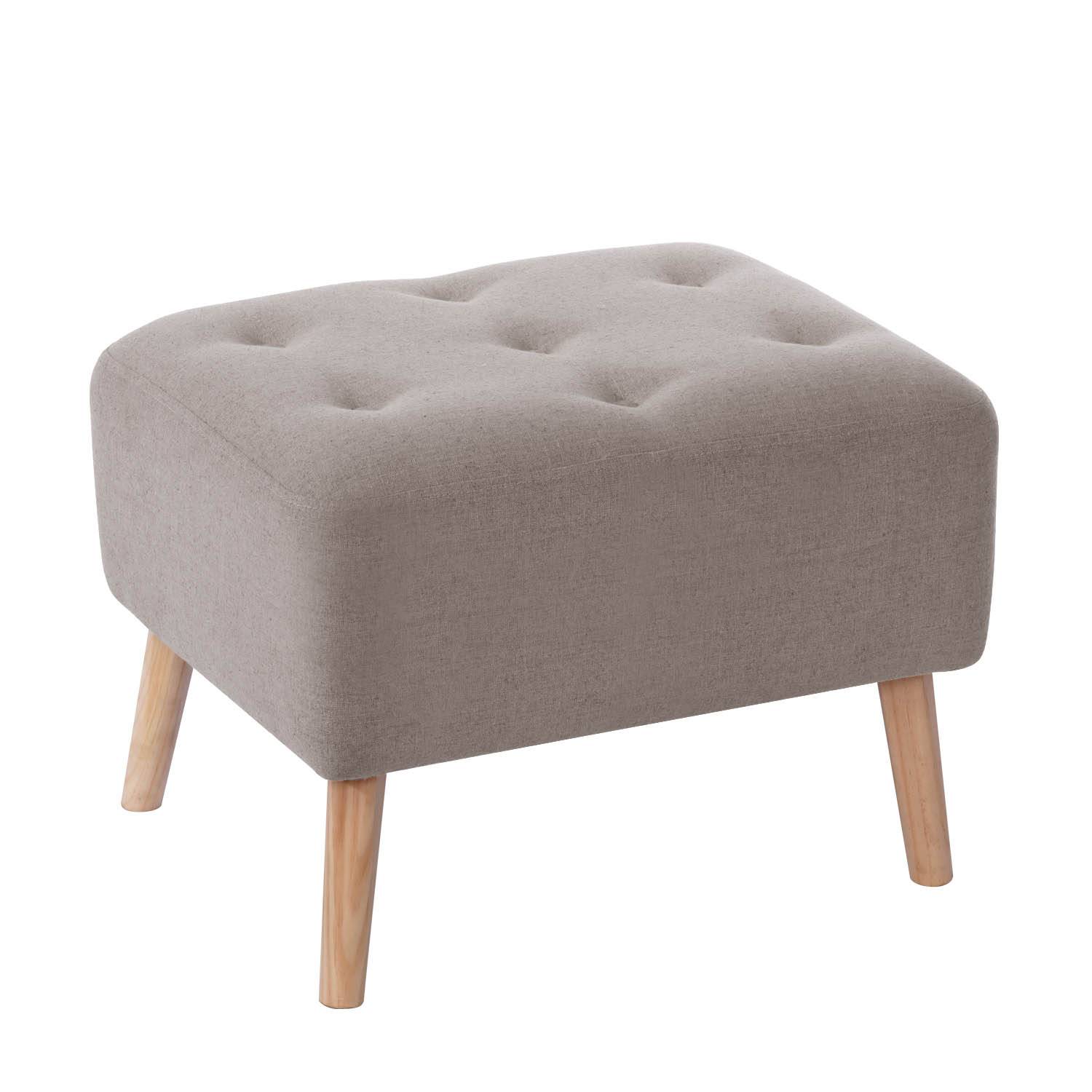 POUF LATAM HOME LYON LINO GRIS CLARO - 1